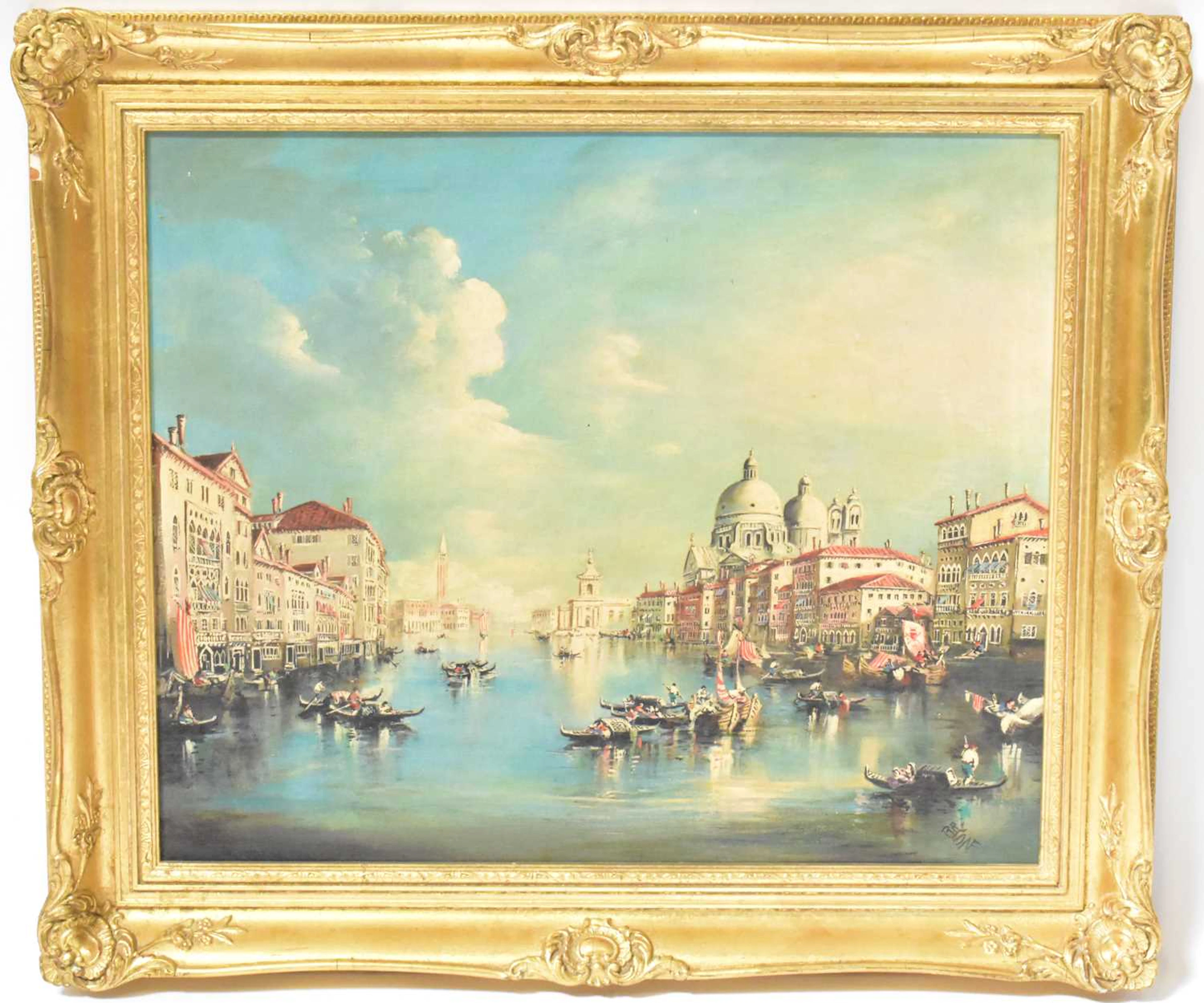 20TH CENTURY CONTINENTAL SCHOOL; oil on canvas