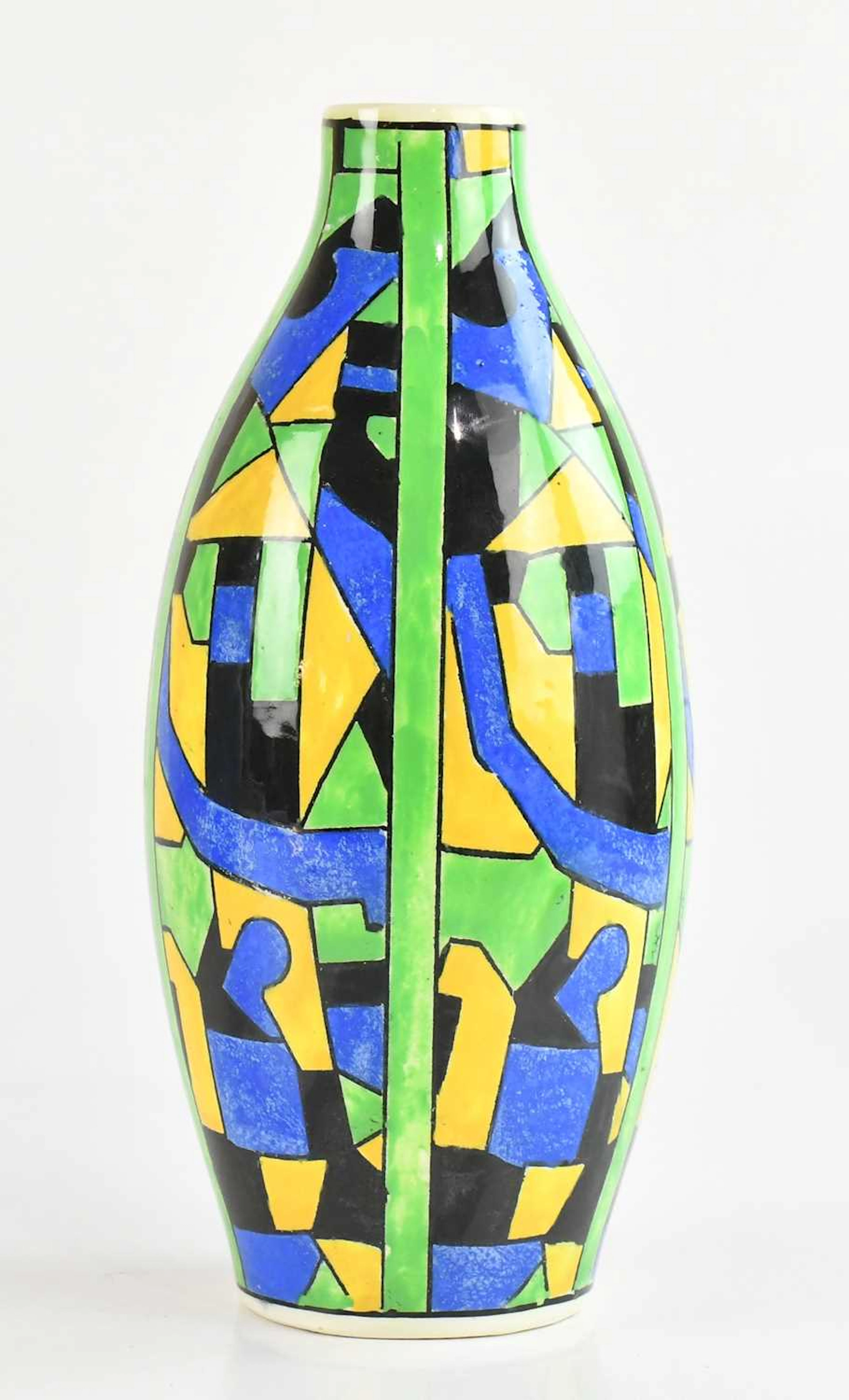 CHARLES CATTEAU FOR BOCH FRERES; an Art Deco ceramic...