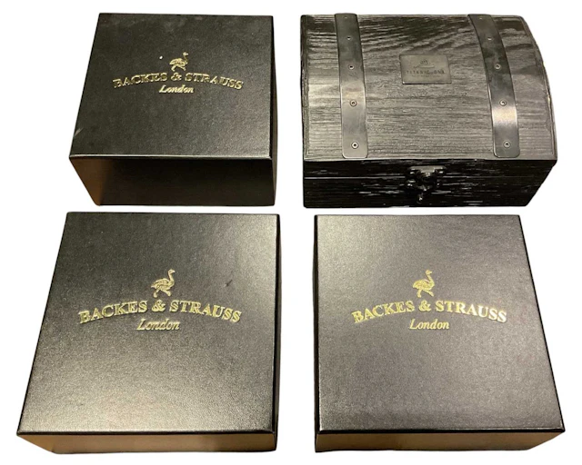 A collection of assorted empty jewellery and watch boxes