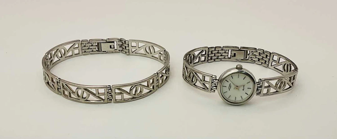 ROTARY; a boxed 925 silver lady's wristwatch