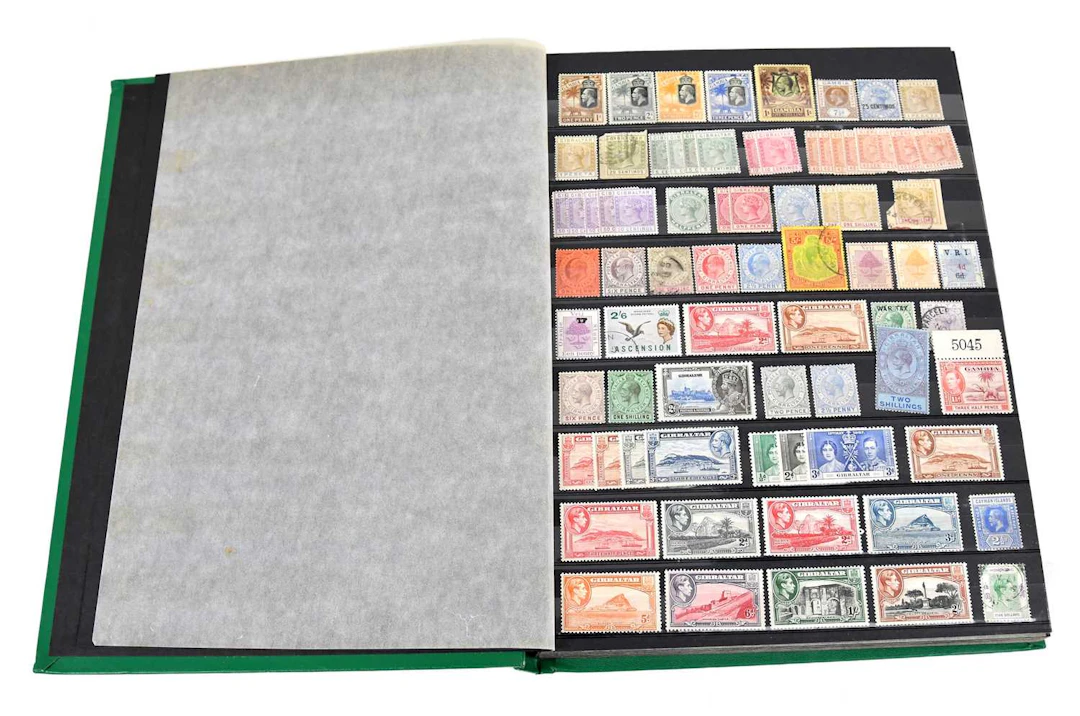 BRITISH COMMONWEALTH; a stock book of Queen Victoria to 1950s