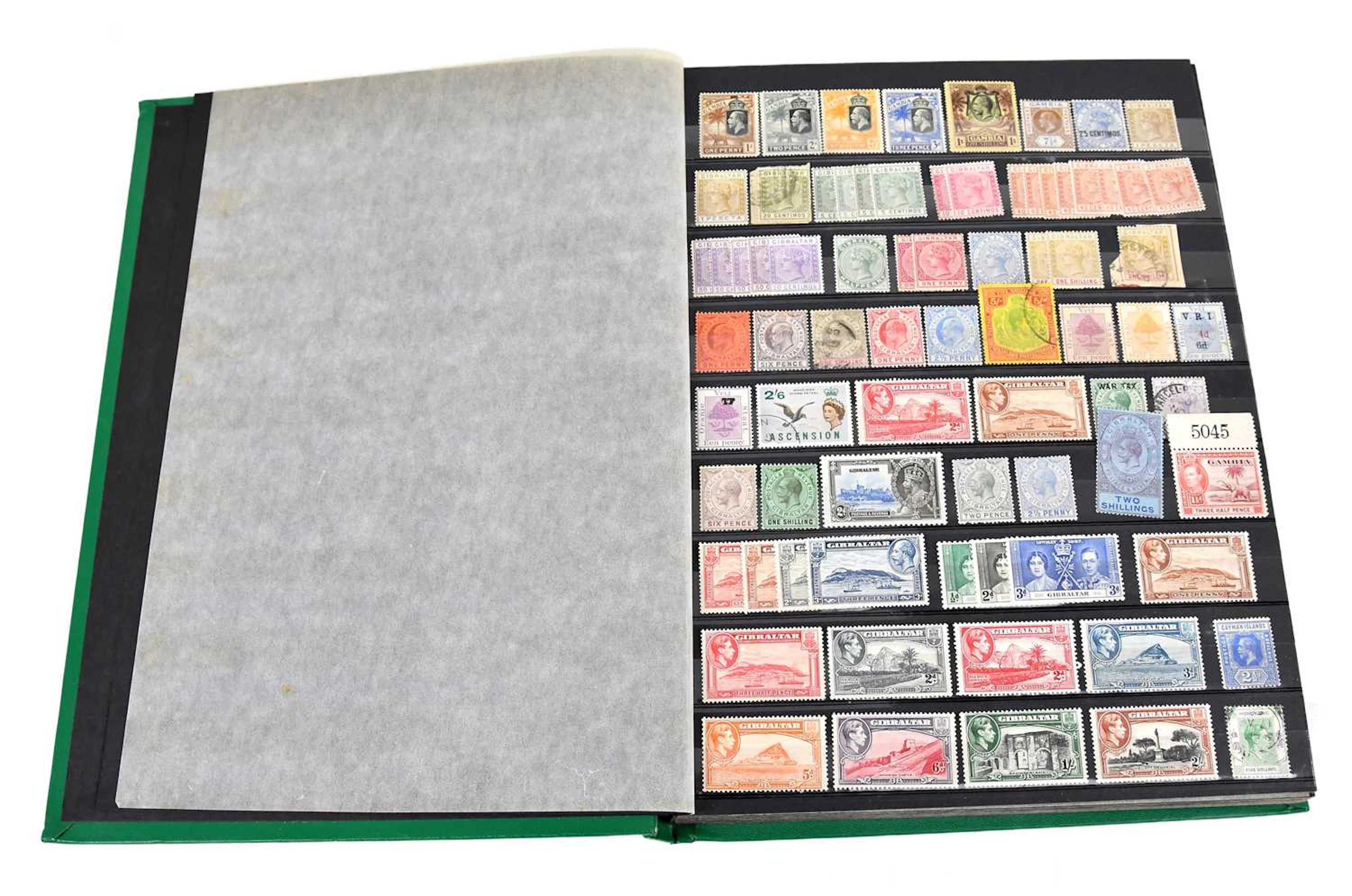 BRITISH COMMONWEALTH; a stock book of Queen Victoria to 1950s