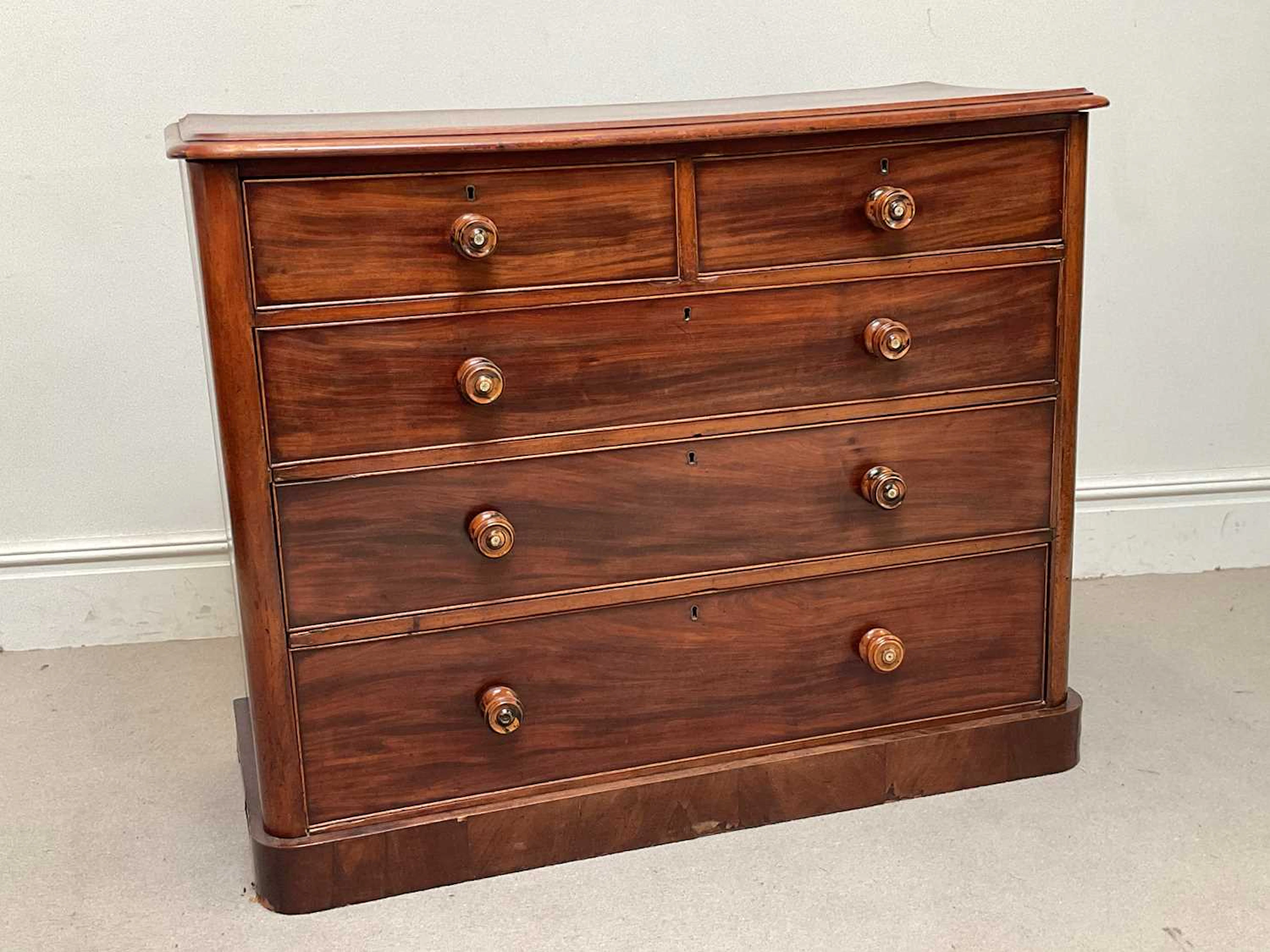 An Victorian mahogany chest