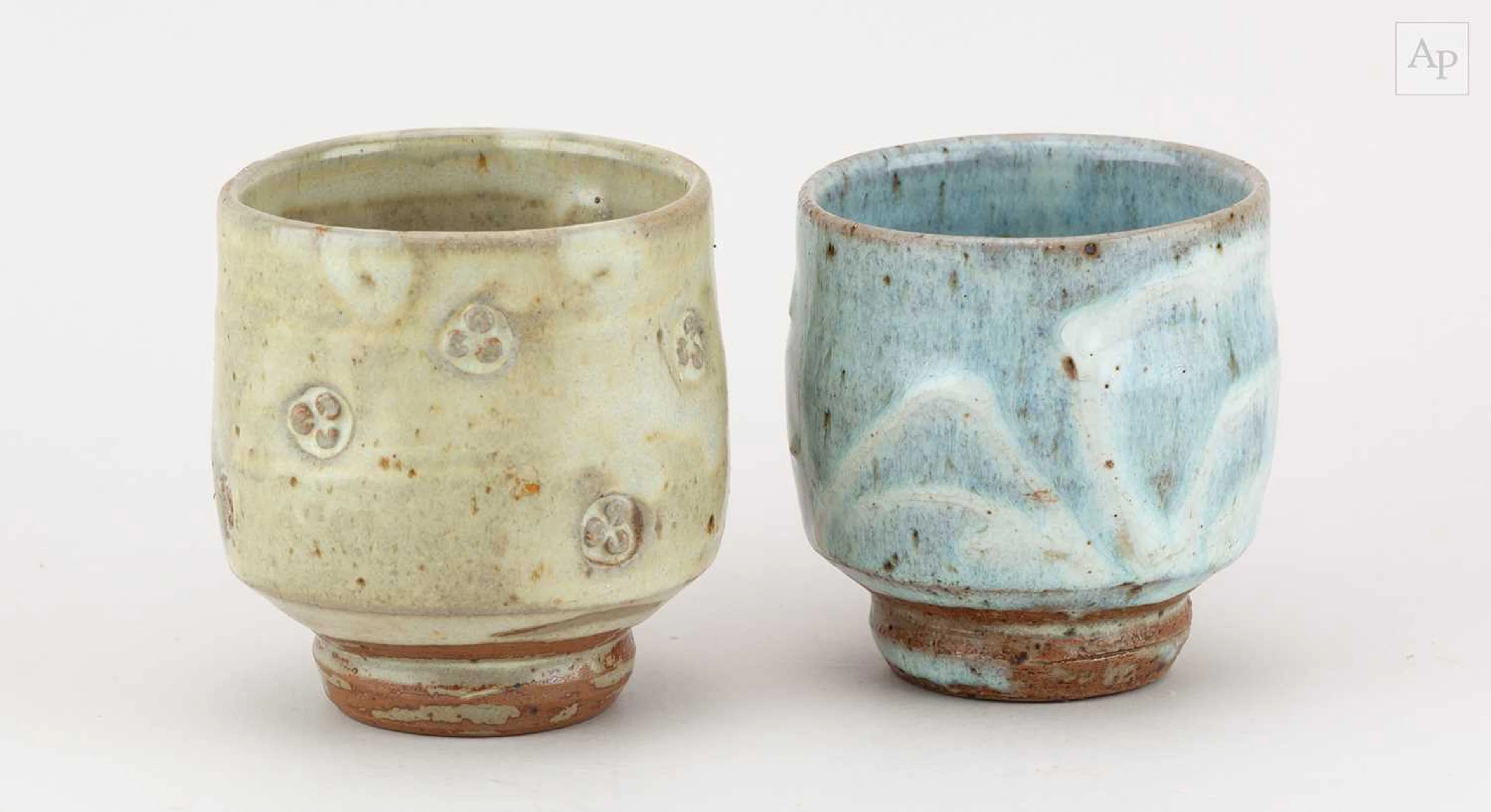TAKESHI YASUDA (born 1943); a stoneware yunomi covered in...