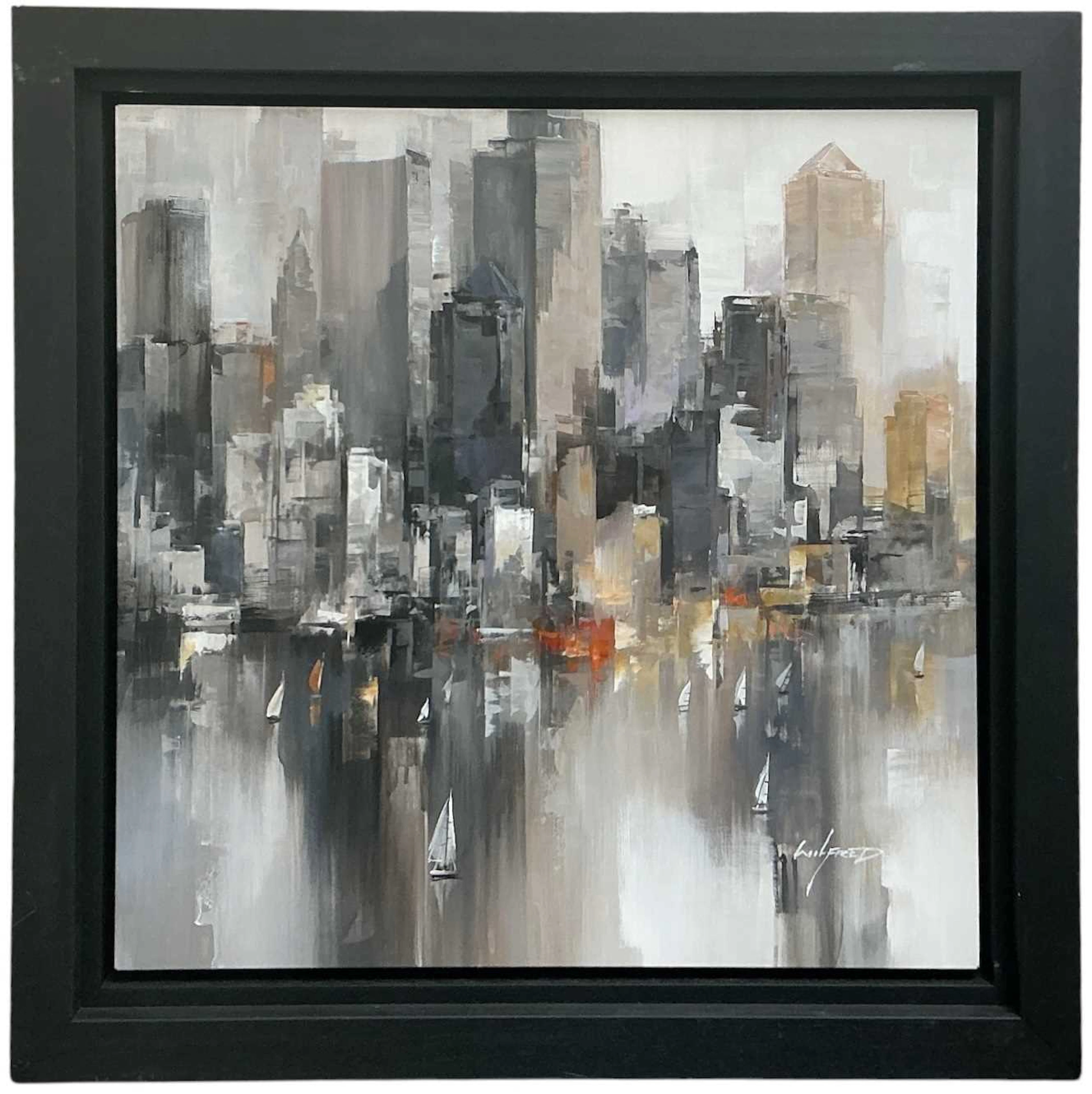 WILFRED (LANG); oil and acrylic on canvas