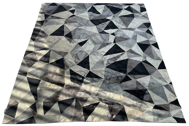 CARPET COUTURE ITALIA; a modern contemporary black and...