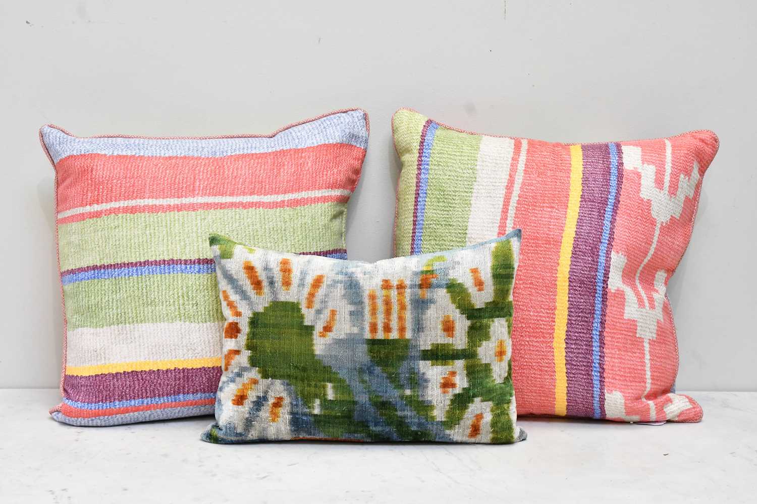YASTIK; a multicoloured cushion