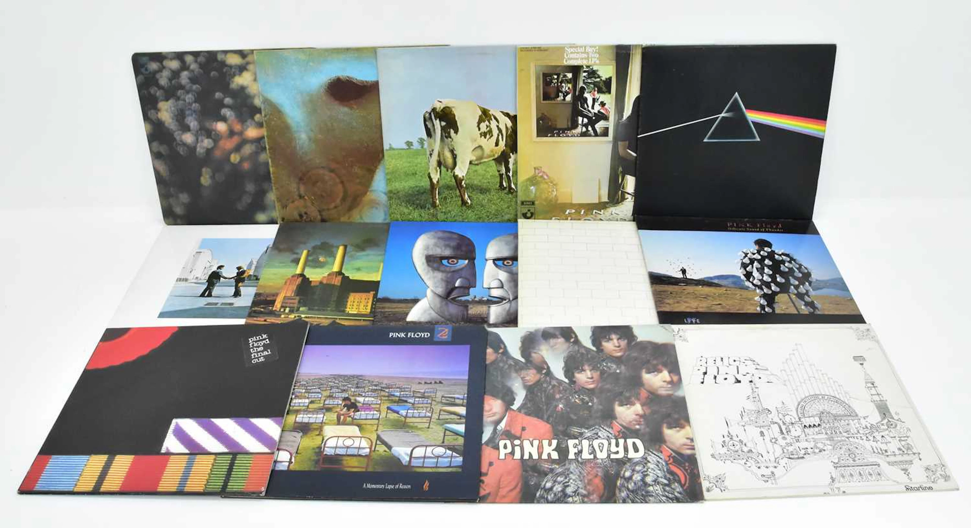 PINK FLOYD; fourteen albums comprising 'Ummagumma' Canadian pressing