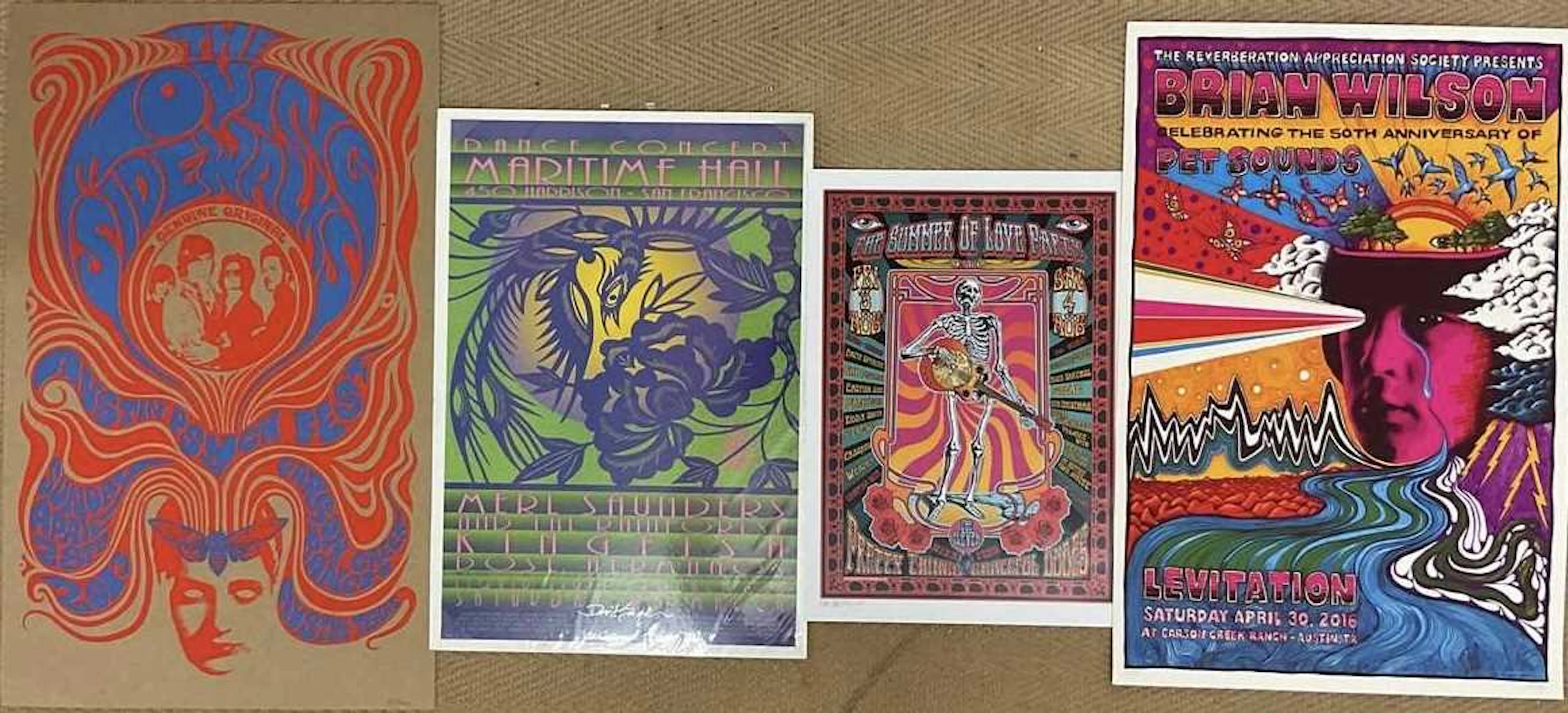 Four posters; The Moving Sidewalks Carson Creek Ranch