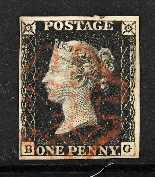 GREAT BRITAIN; 1840 1d black