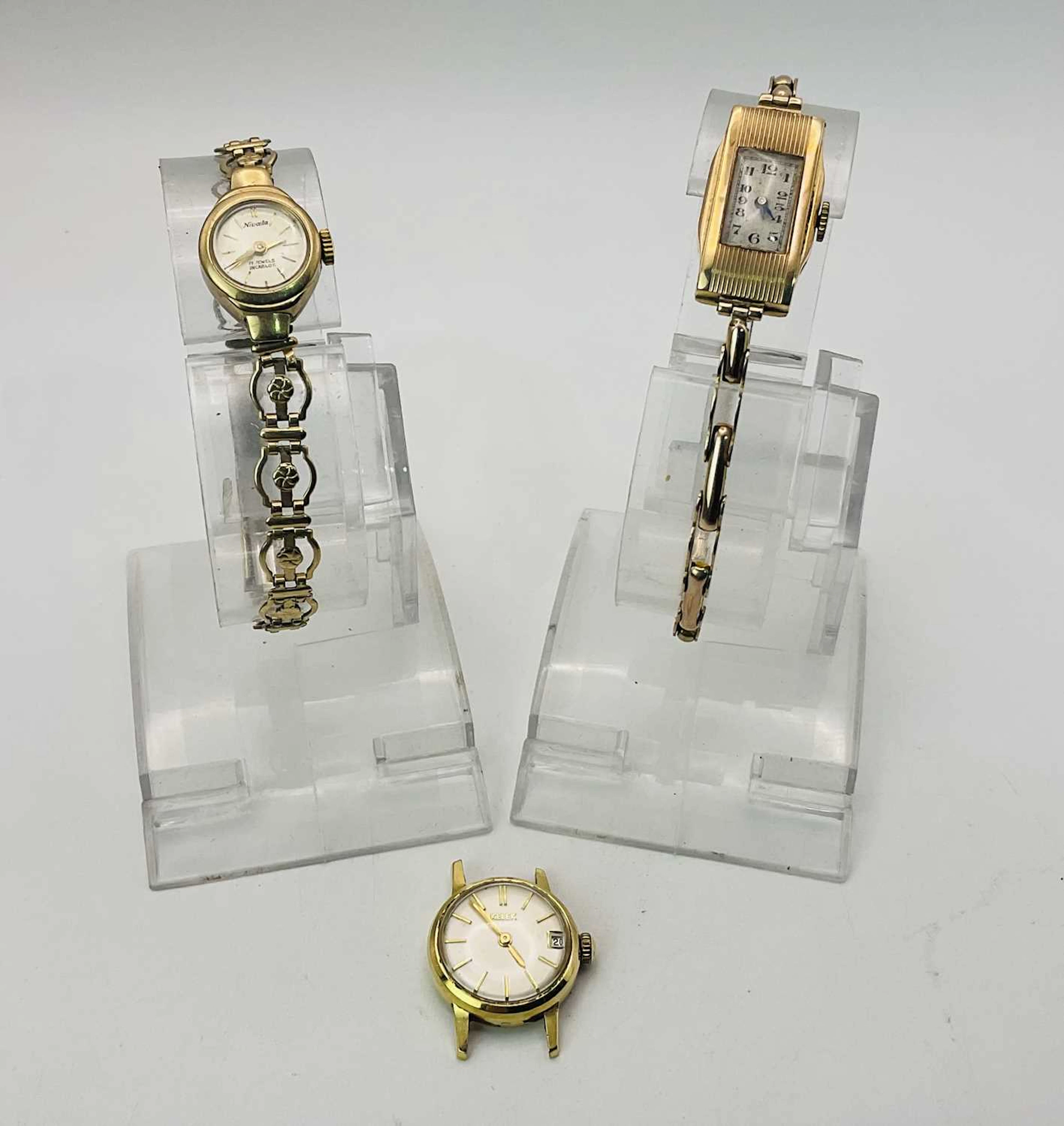 KELEK; a 14ct gold vintage Swiss lady's watch