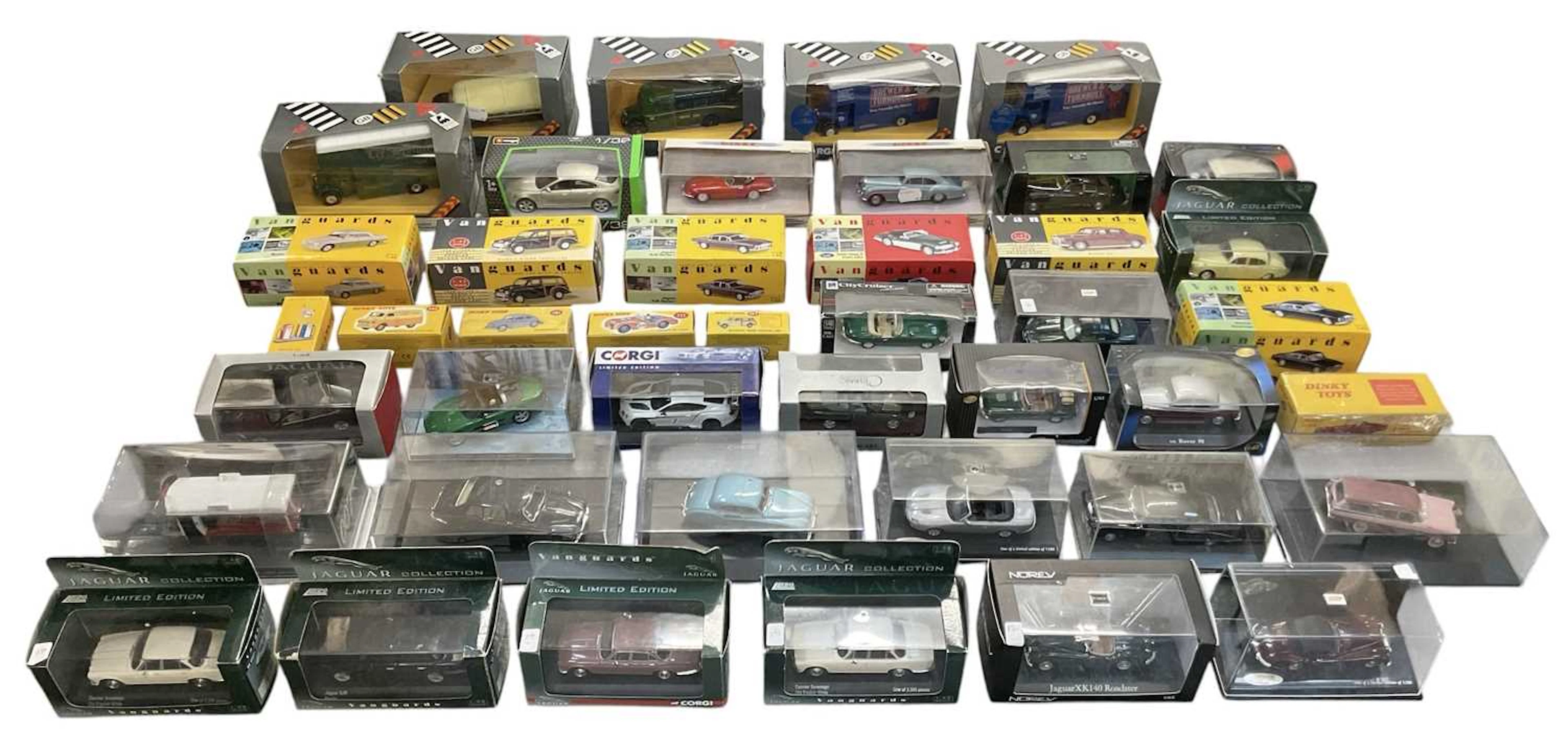 A collection of assorted boxed model diecast vehicles