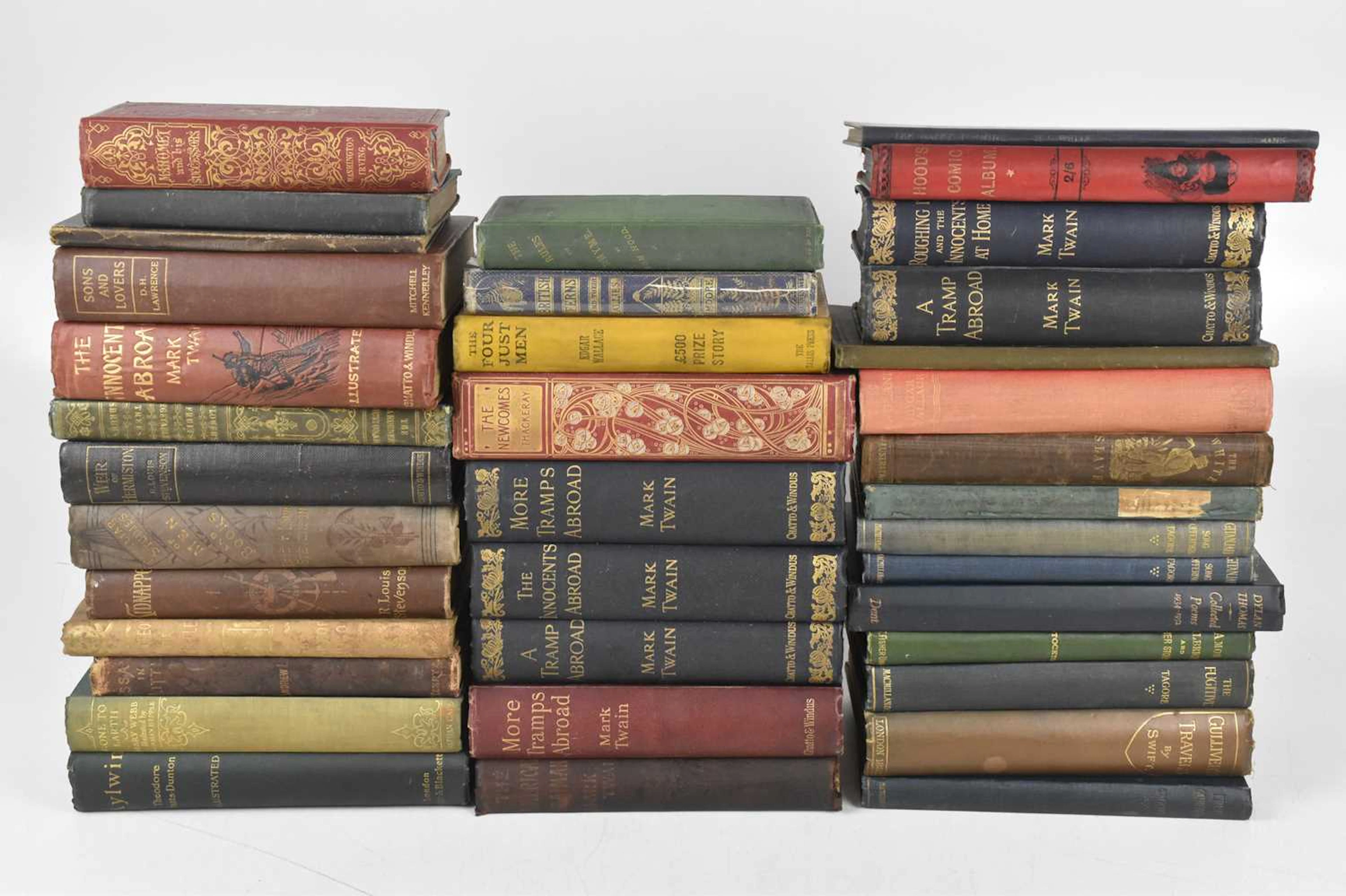 A miscellany of late 19th and early 20th century cloth bound books
