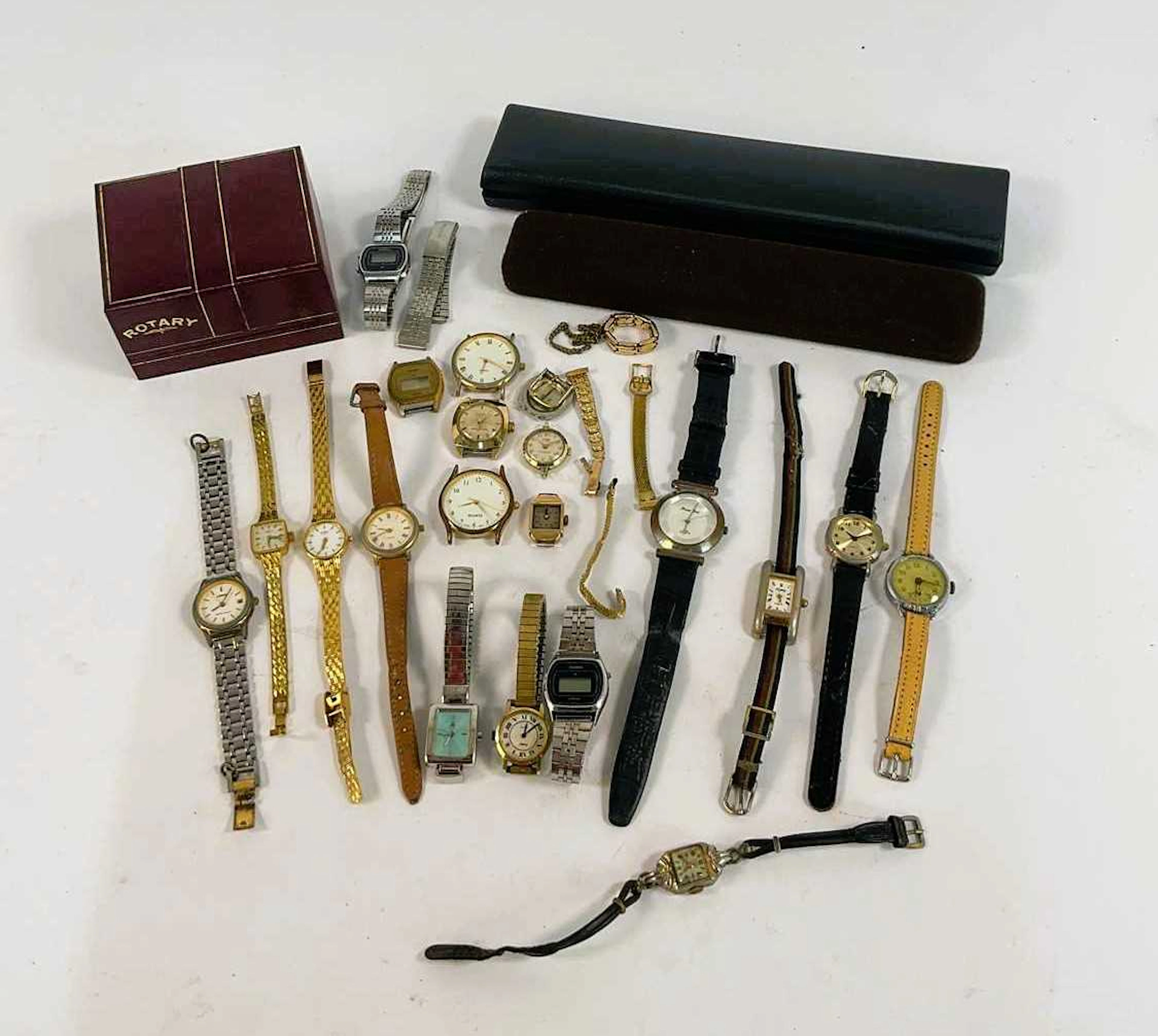 A collection of predominantly lady's wristwatches and...