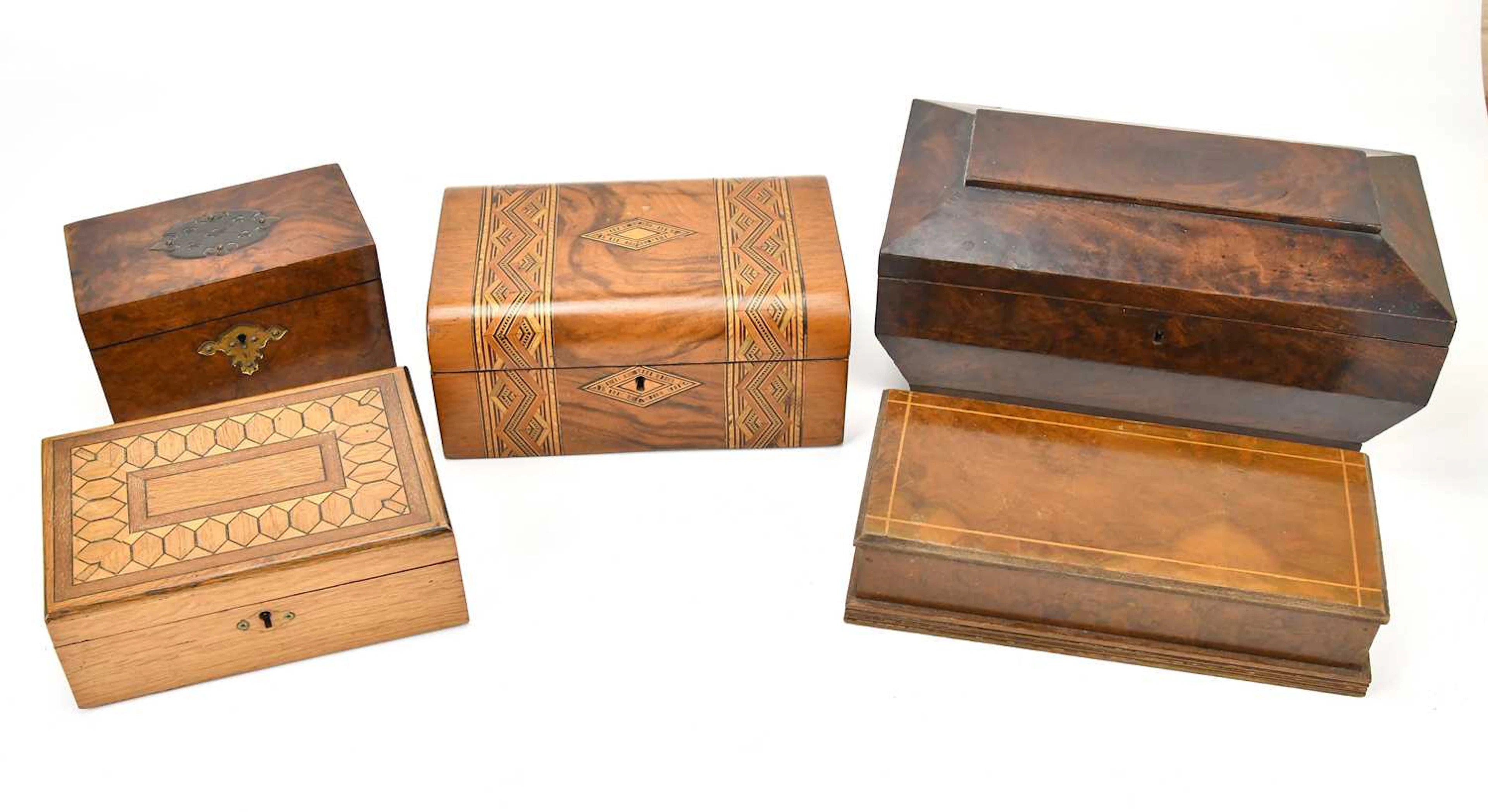 A 19th century mahogany sarcophagus work box