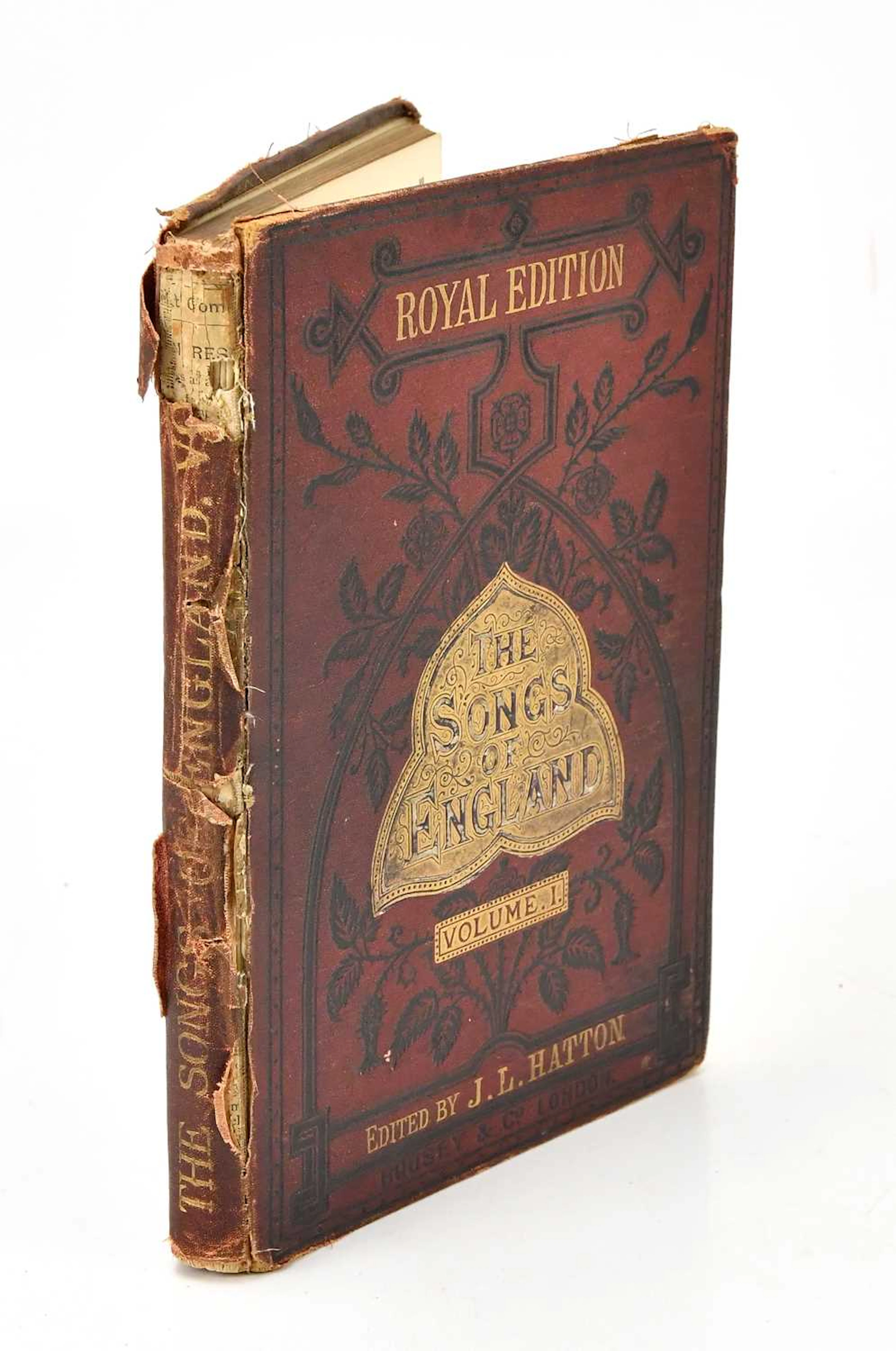 THE SONGS OF ENGLAND; signed on the front end paper by David Ellis
