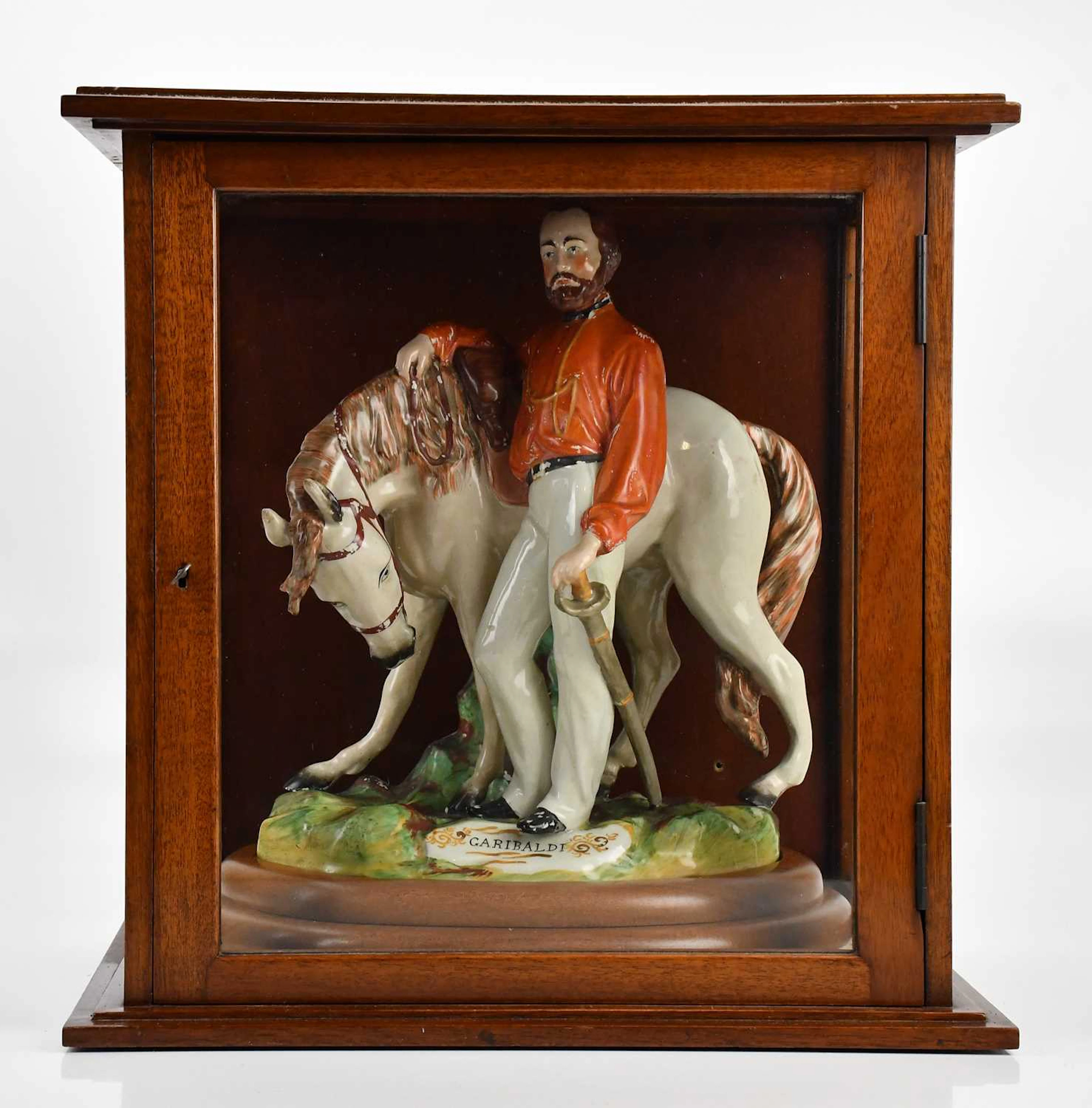 STAFFORDSHIRE; a 19th century ceramic figure