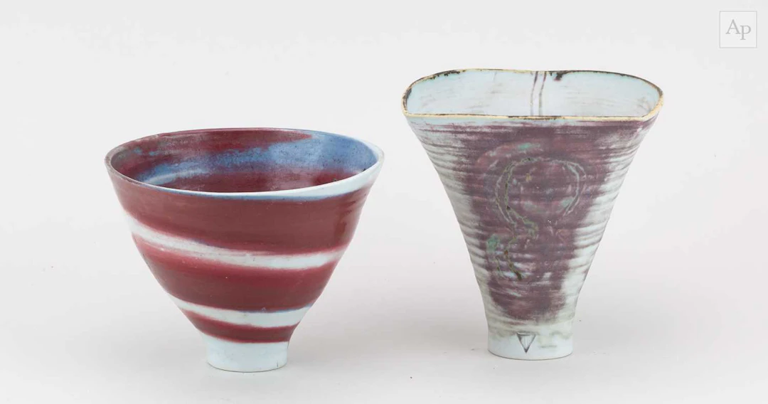 MARIANNE DE TREY (1913-2016); a porcelain bowl covered in...
