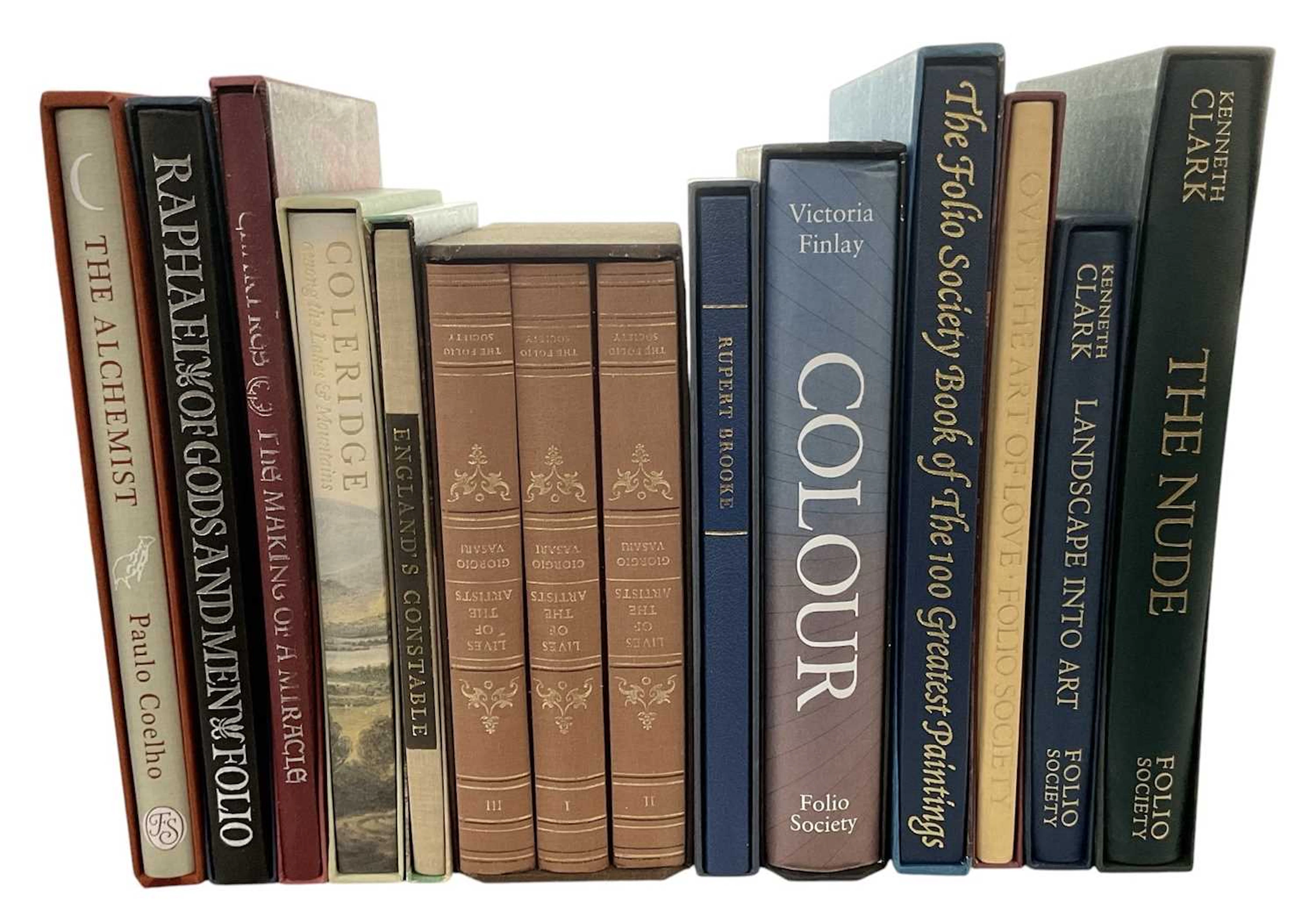 FOLIO SOCIETY; twelve assorted art related books