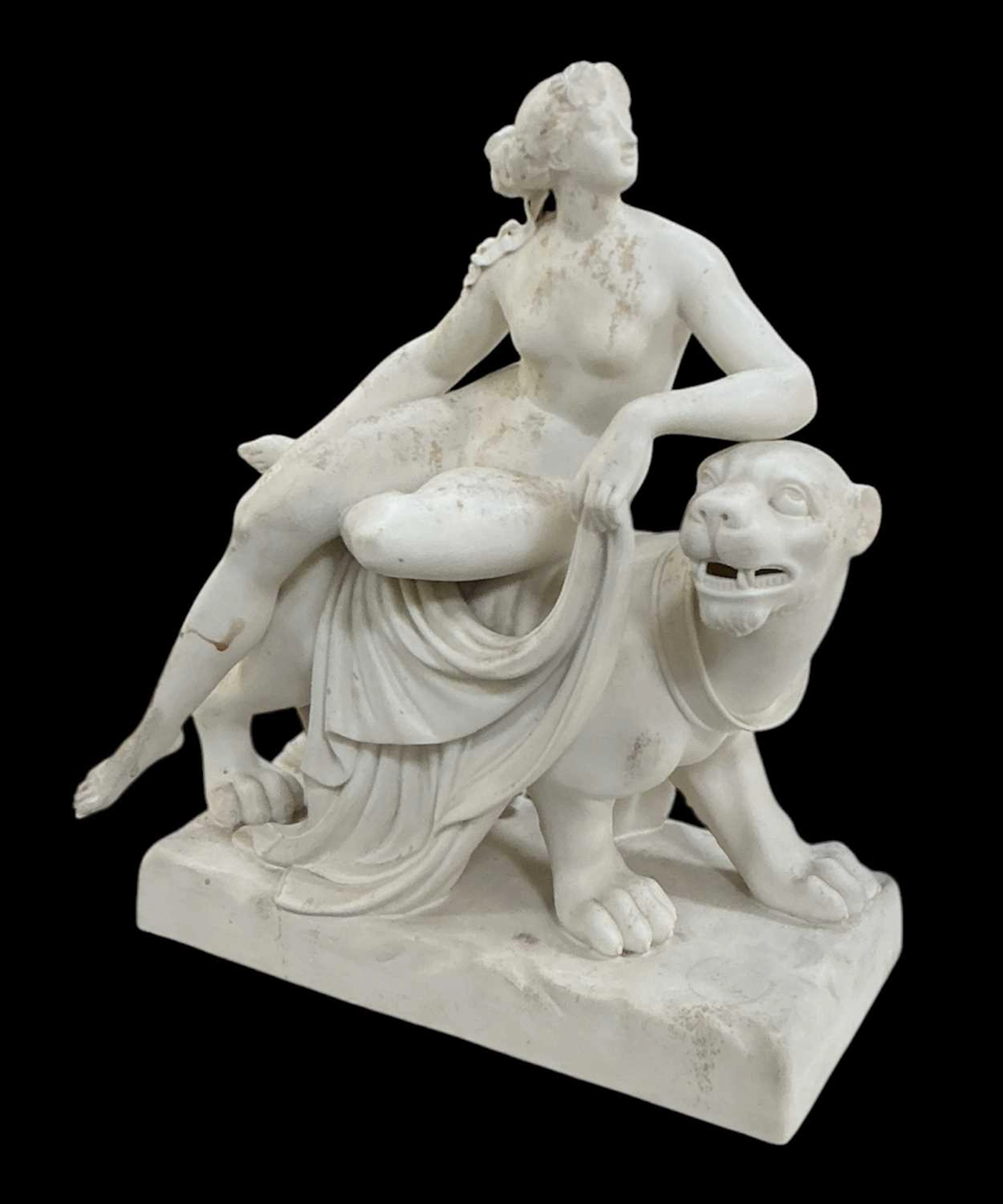 MINTON; a 19th century white bisque porcelain Parian ware...
