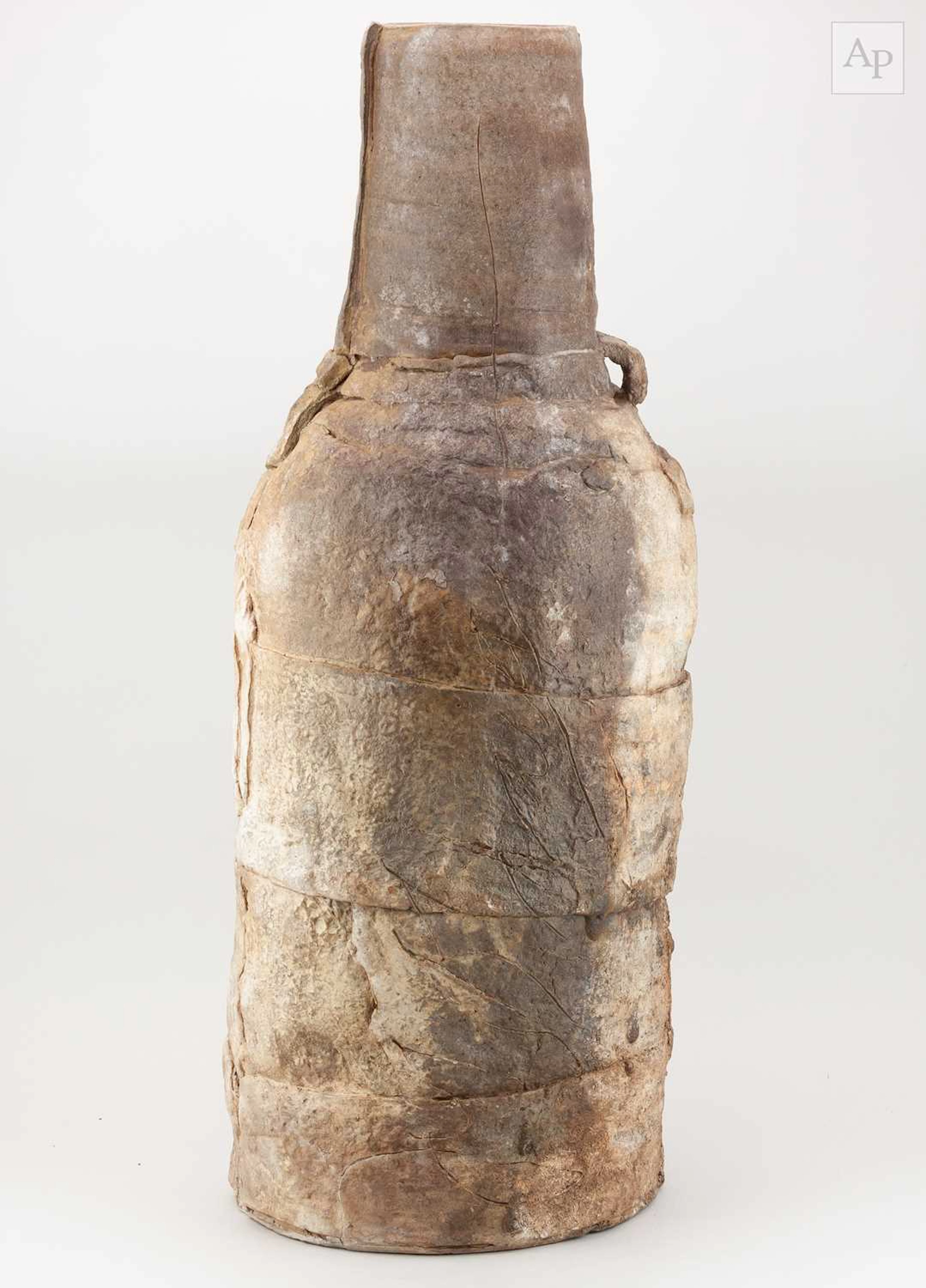 CHARLES BOUND (born 1939); a very tall lugged wood fired...