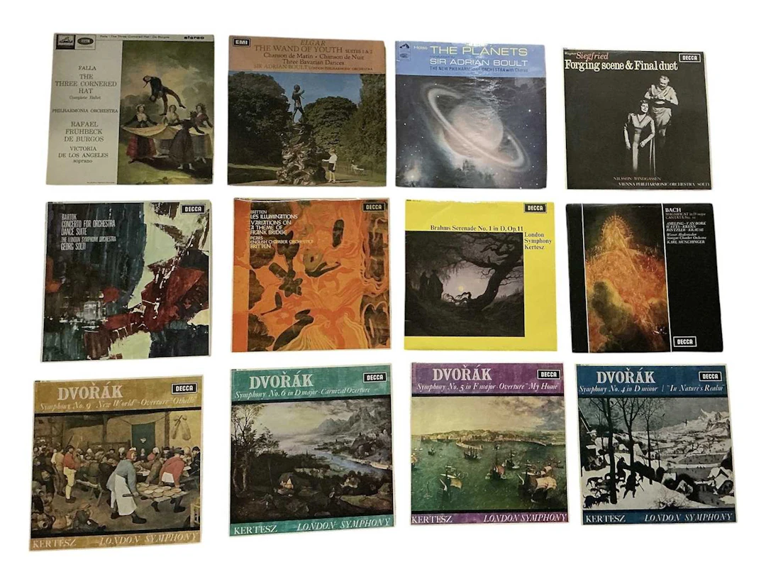 Twelve assorted classical records