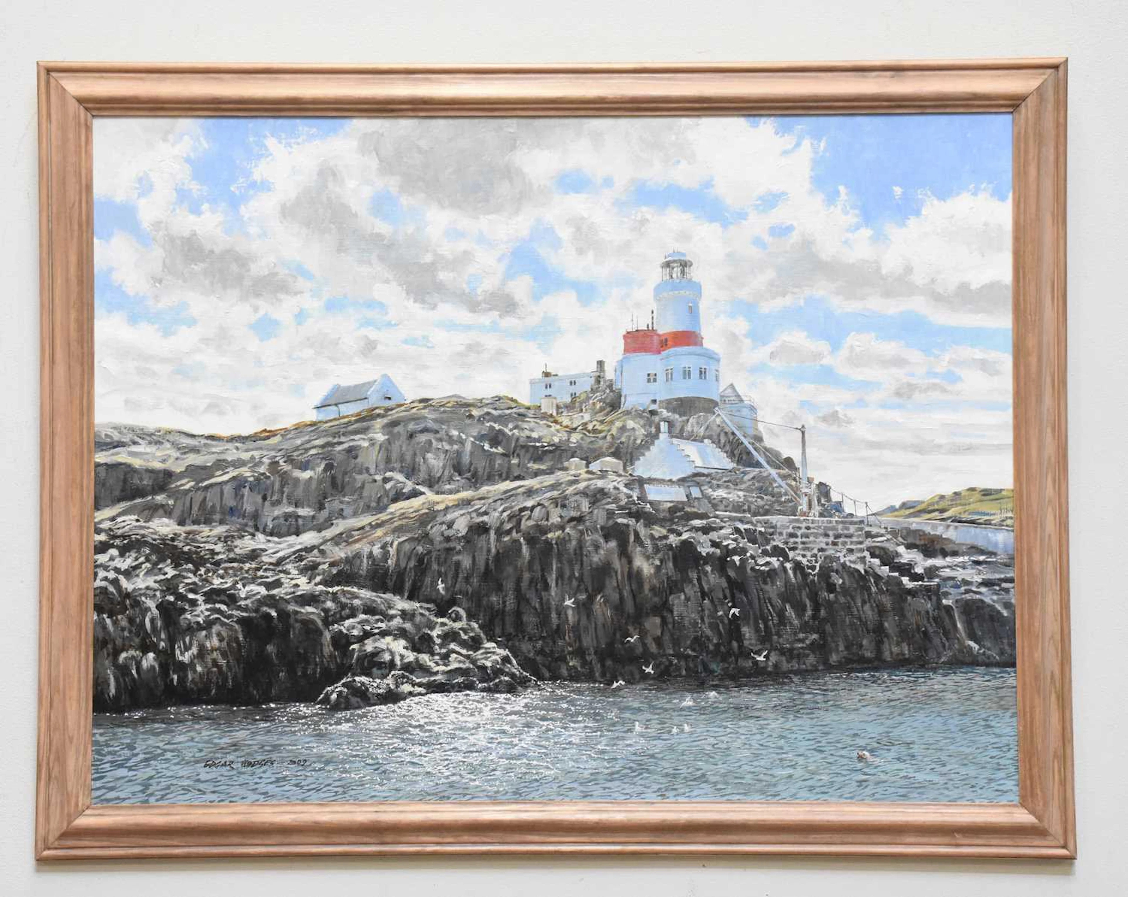 EDGAR HODGES (1928-2025); oil on board