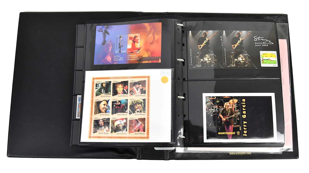 THEMATICS – MUSIC; a large album of world miniature...