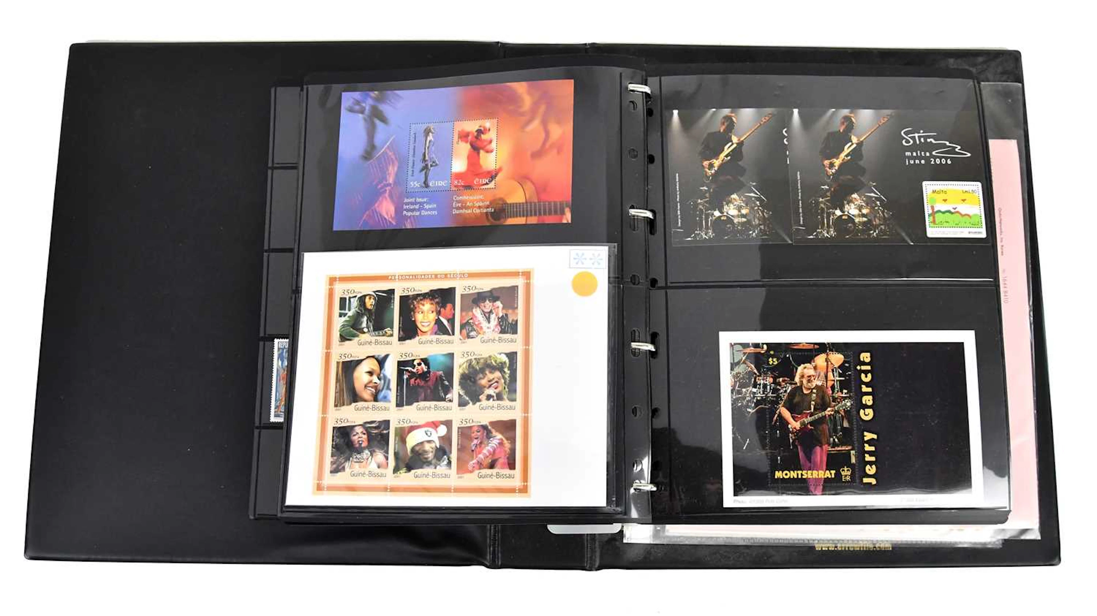 THEMATICS – MUSIC; a large album of world miniature...