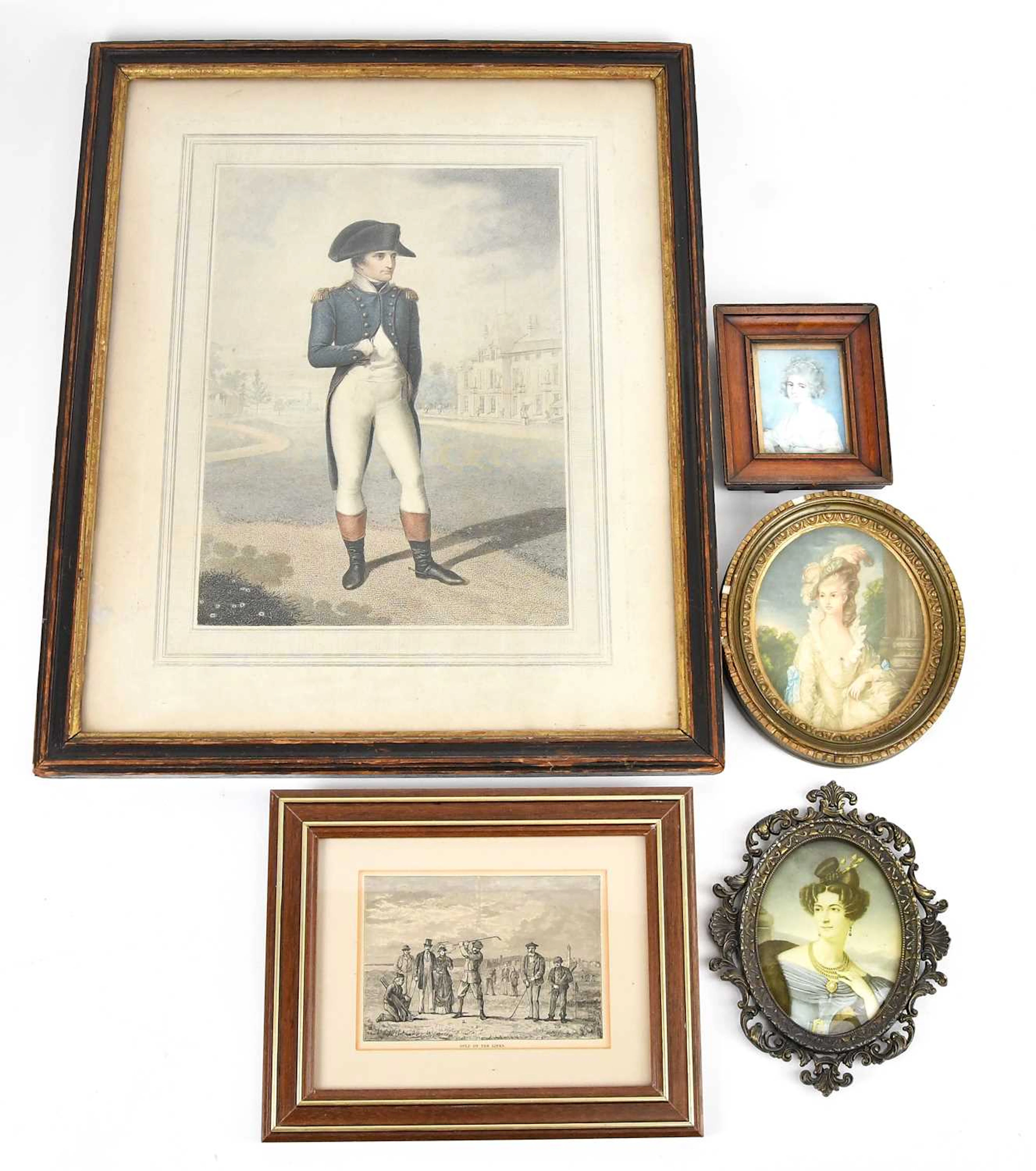 A 19th century engraving of Napoleon