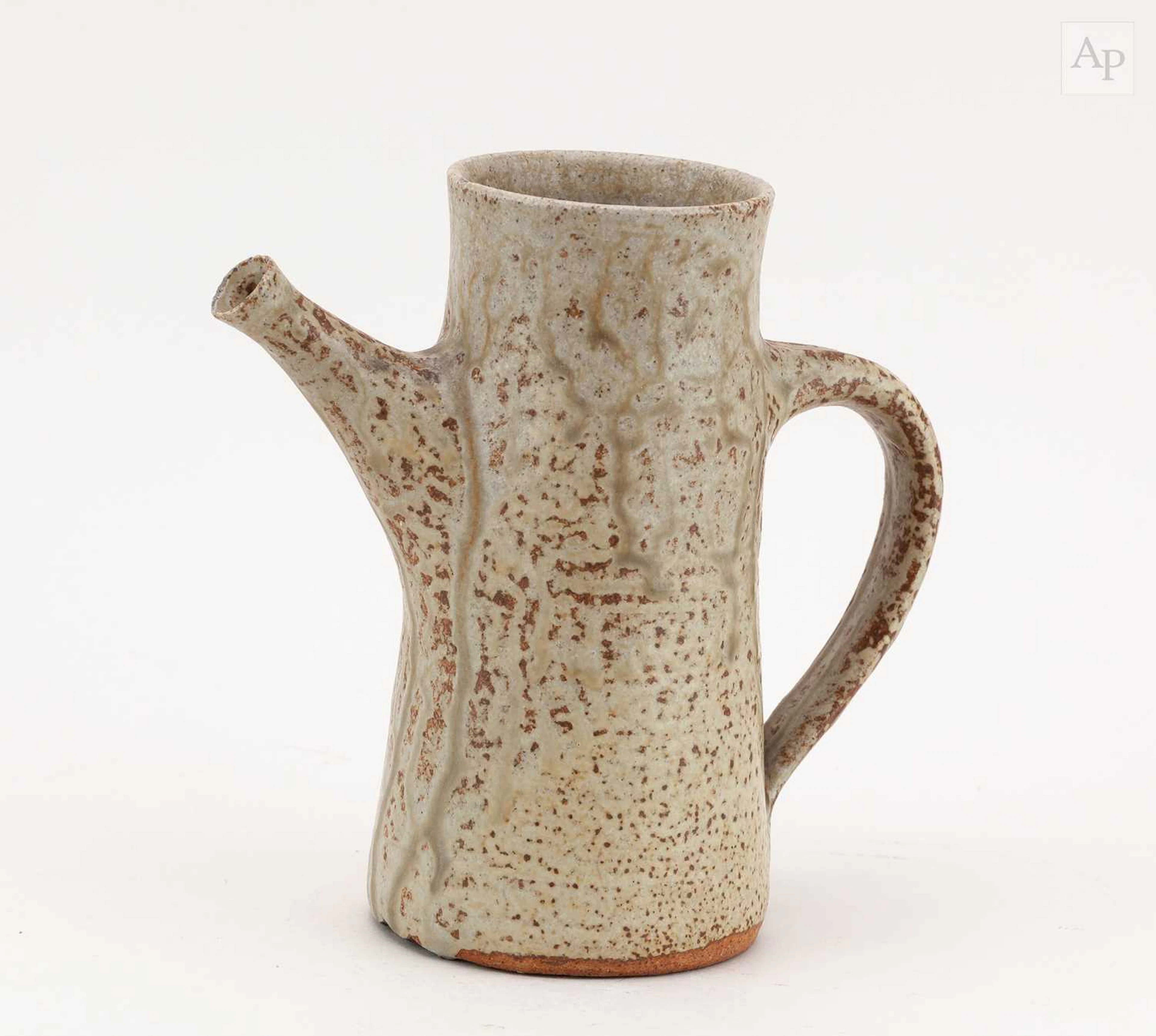 DAN ARBEID (1928-2010); a stoneware jug covered in...
