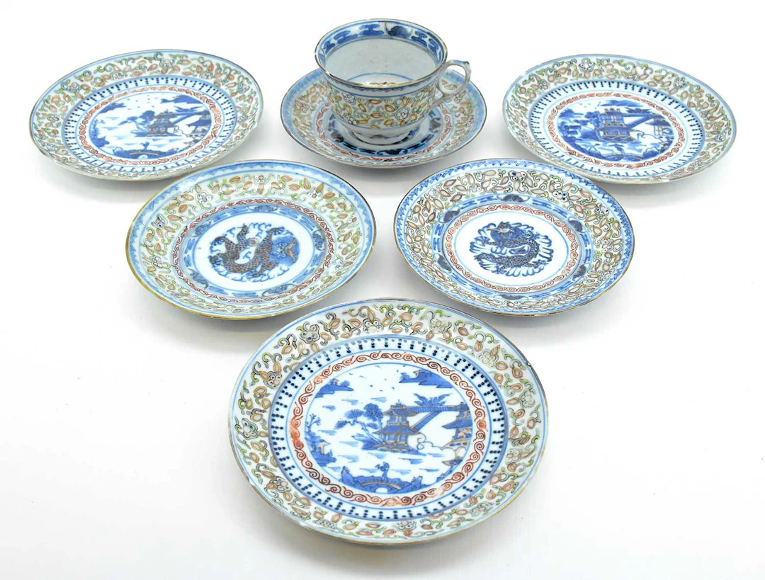 A small group of late 19th/early 20th century Chinese...