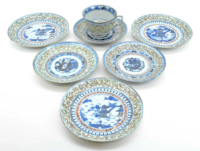 A small group of late 19th/early 20th century Chinese...