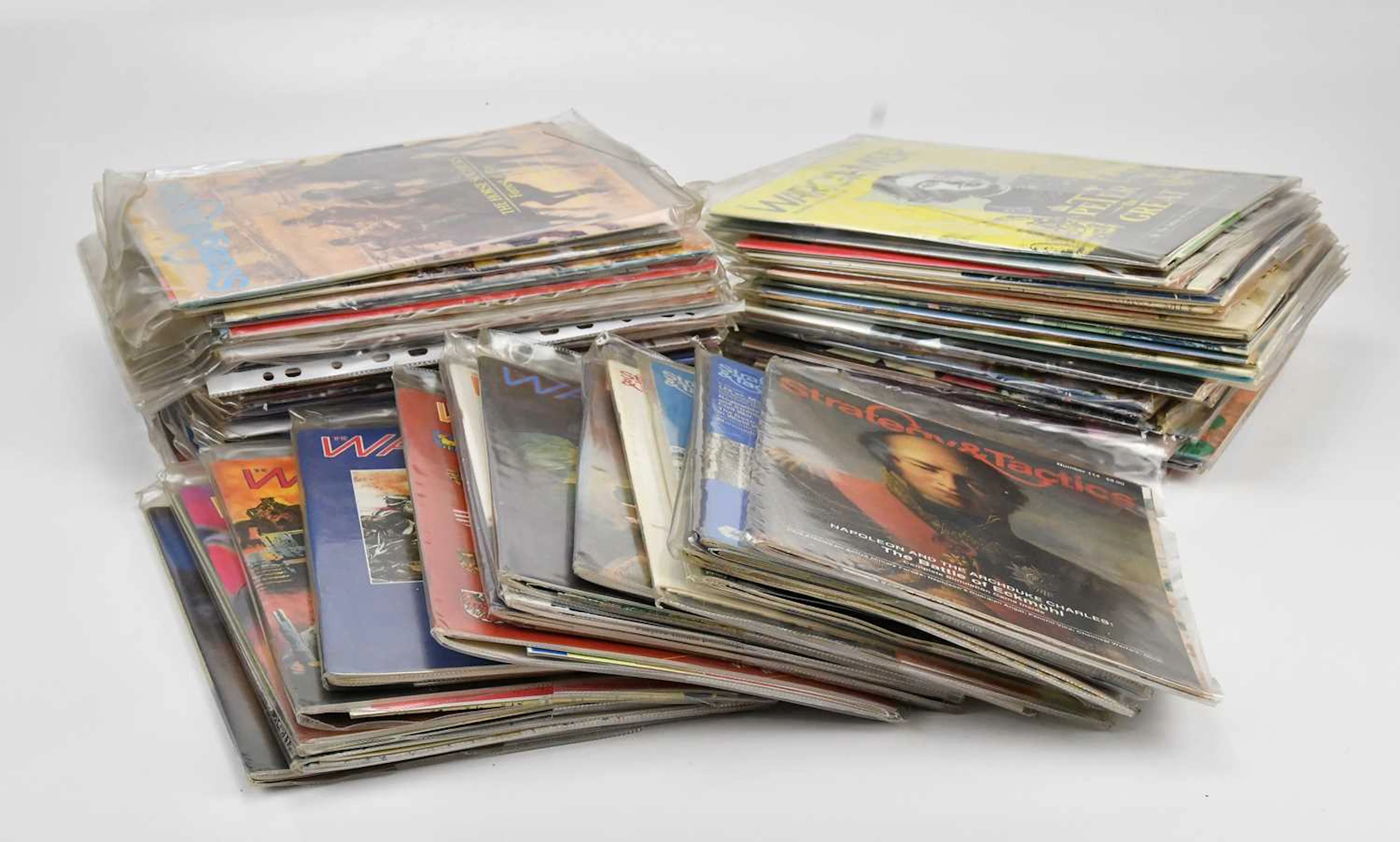 A collection of fifty five military strategy magazines...