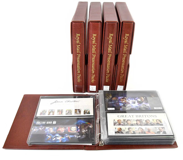 GREAT BRITAIN; 2013-2022 presentation packs in five Royal Mail albums