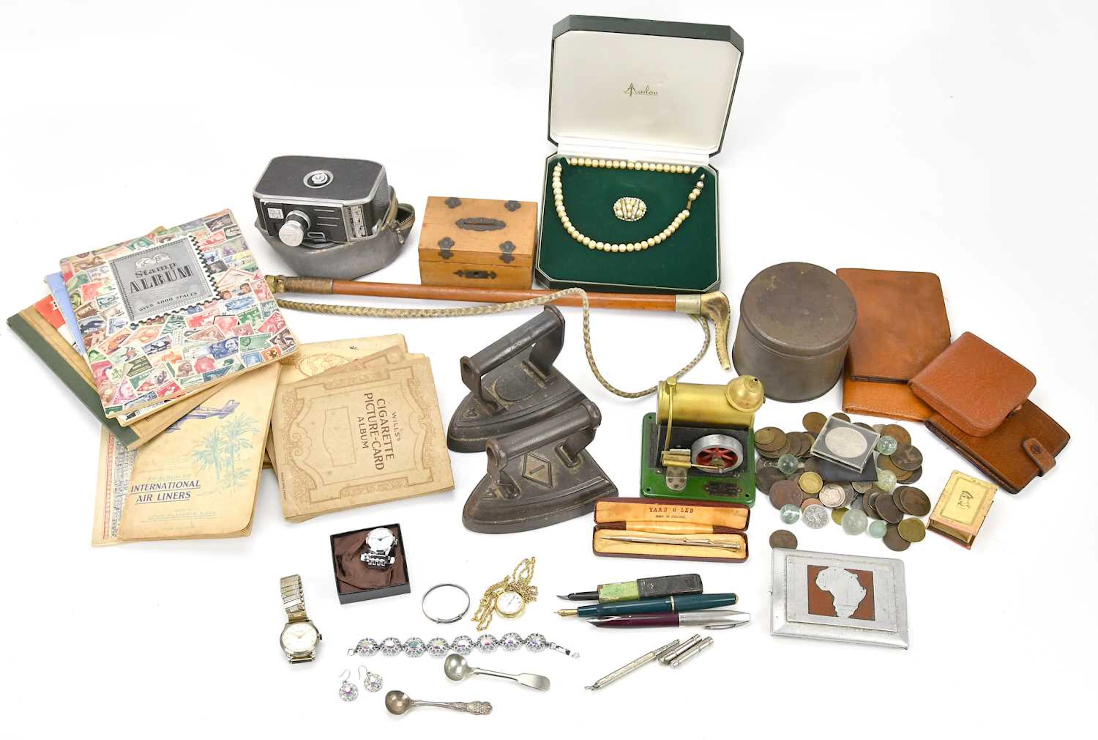 A mixed collection of coins including 18th and19th century crowns