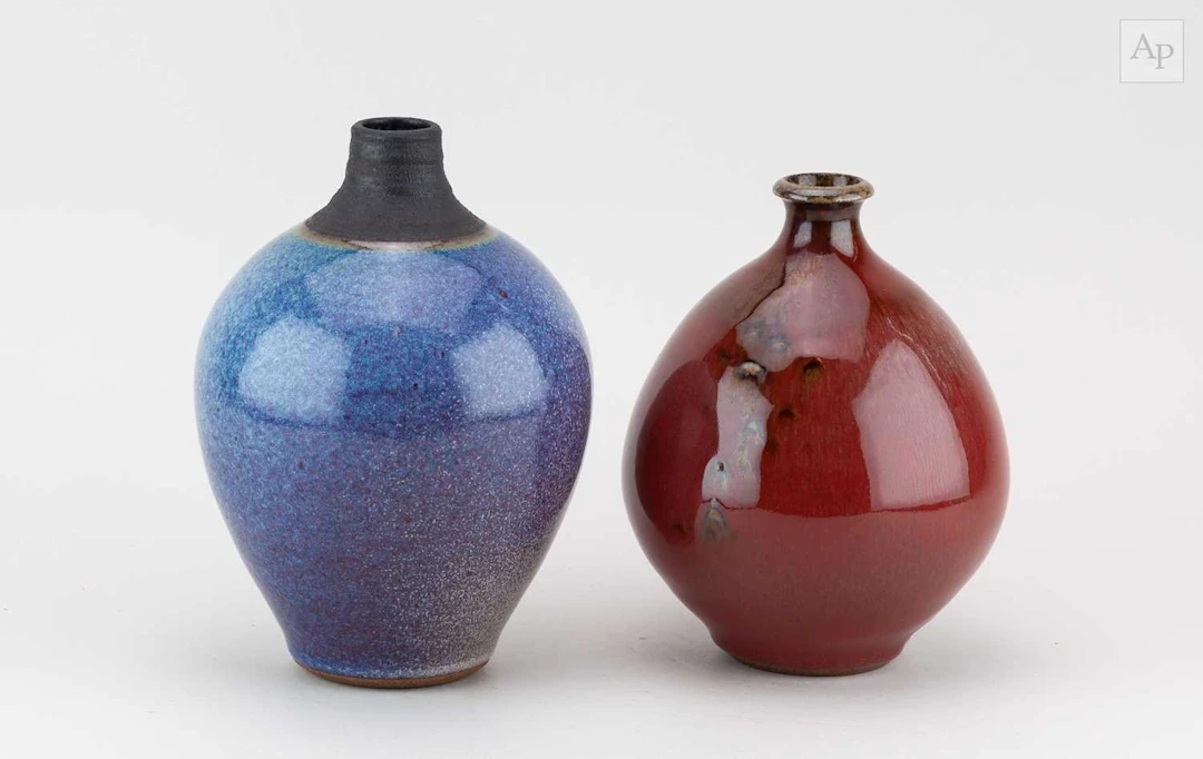 PETER SPARREY (born 1967); a stoneware bottle covered in...