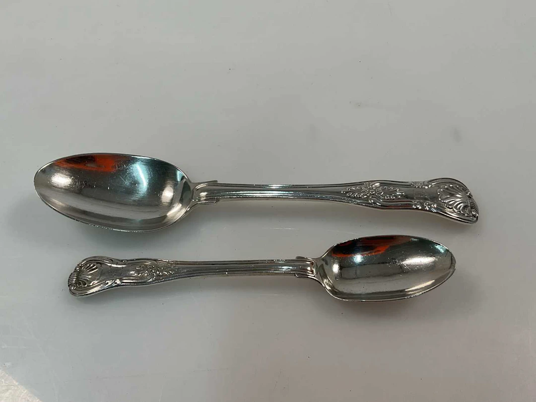 A Victorian hallmarked silver table spoon