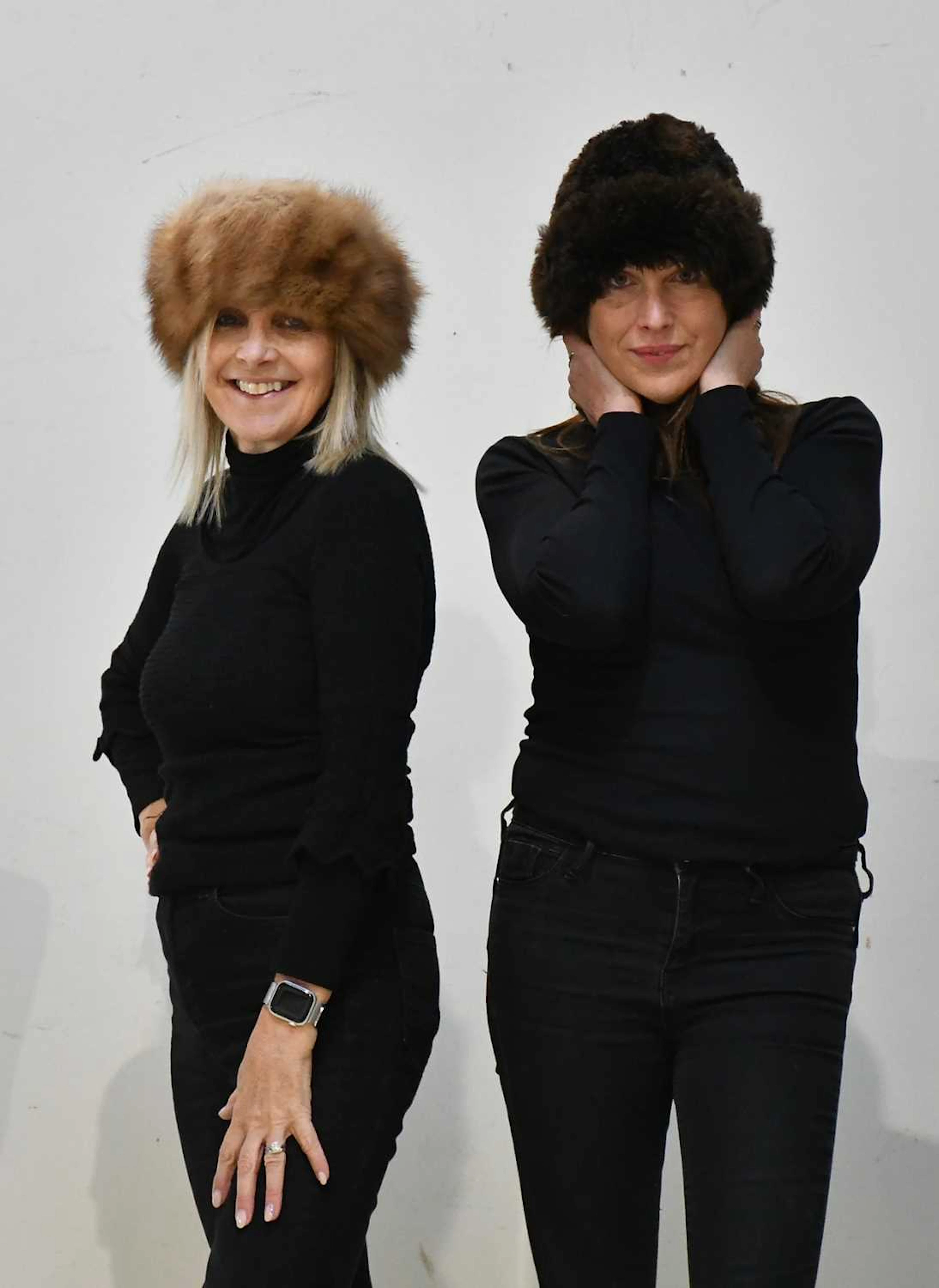 FURS OF MAYFAIR LONDON; a brown mink fur hat