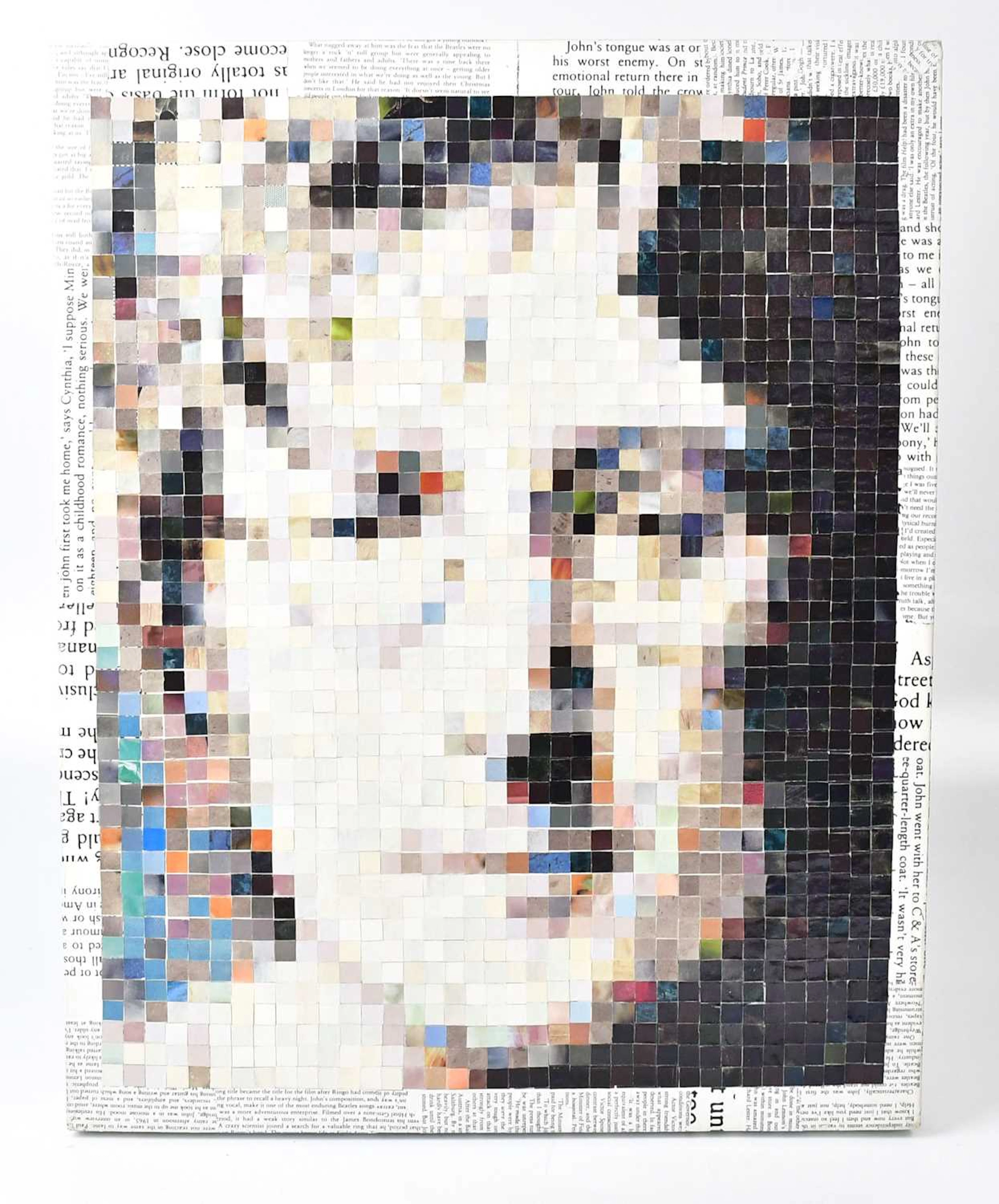 ED CHAPMAN (born 1971); mixed media collage