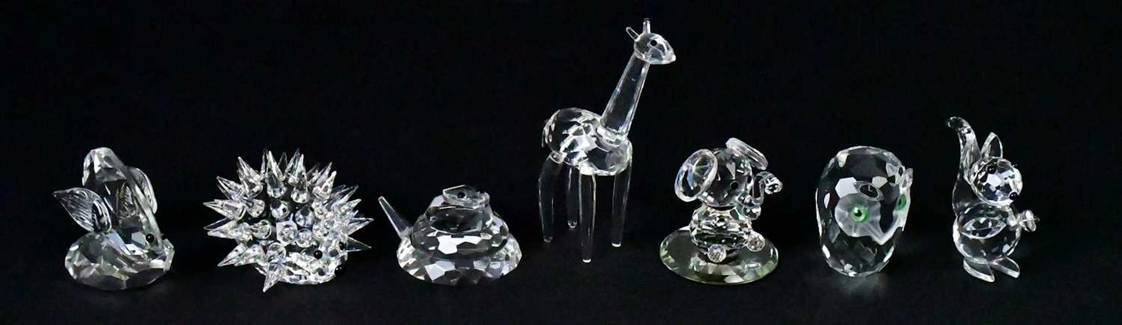 SWAROVSKI; a collection of approximately sixty crystal...