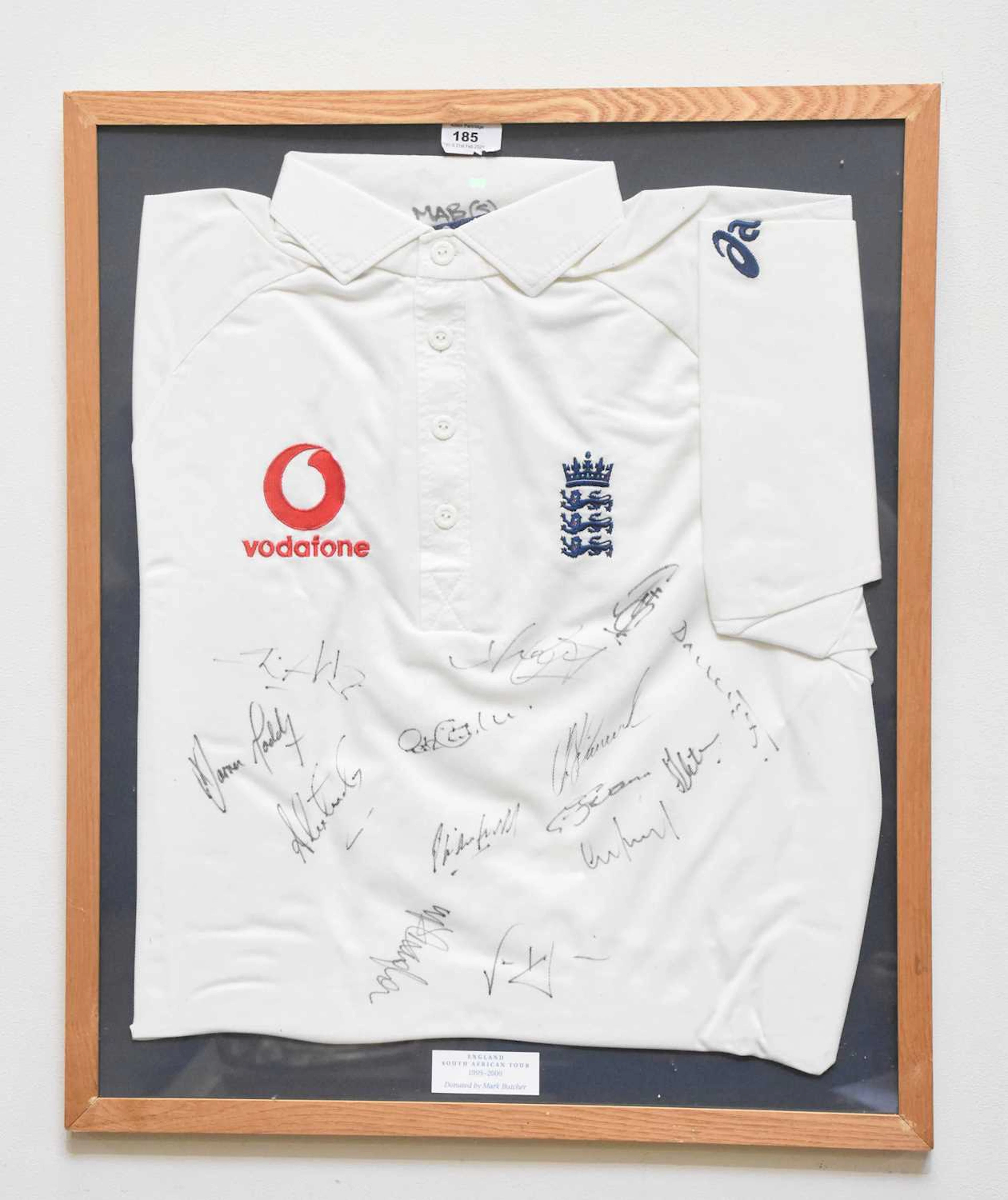 CRICKET; an England South Africa Tour 1999-2000 signed...