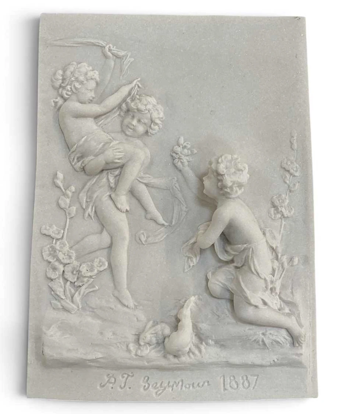 A late 19th century Continental bisque porcelain Grand...