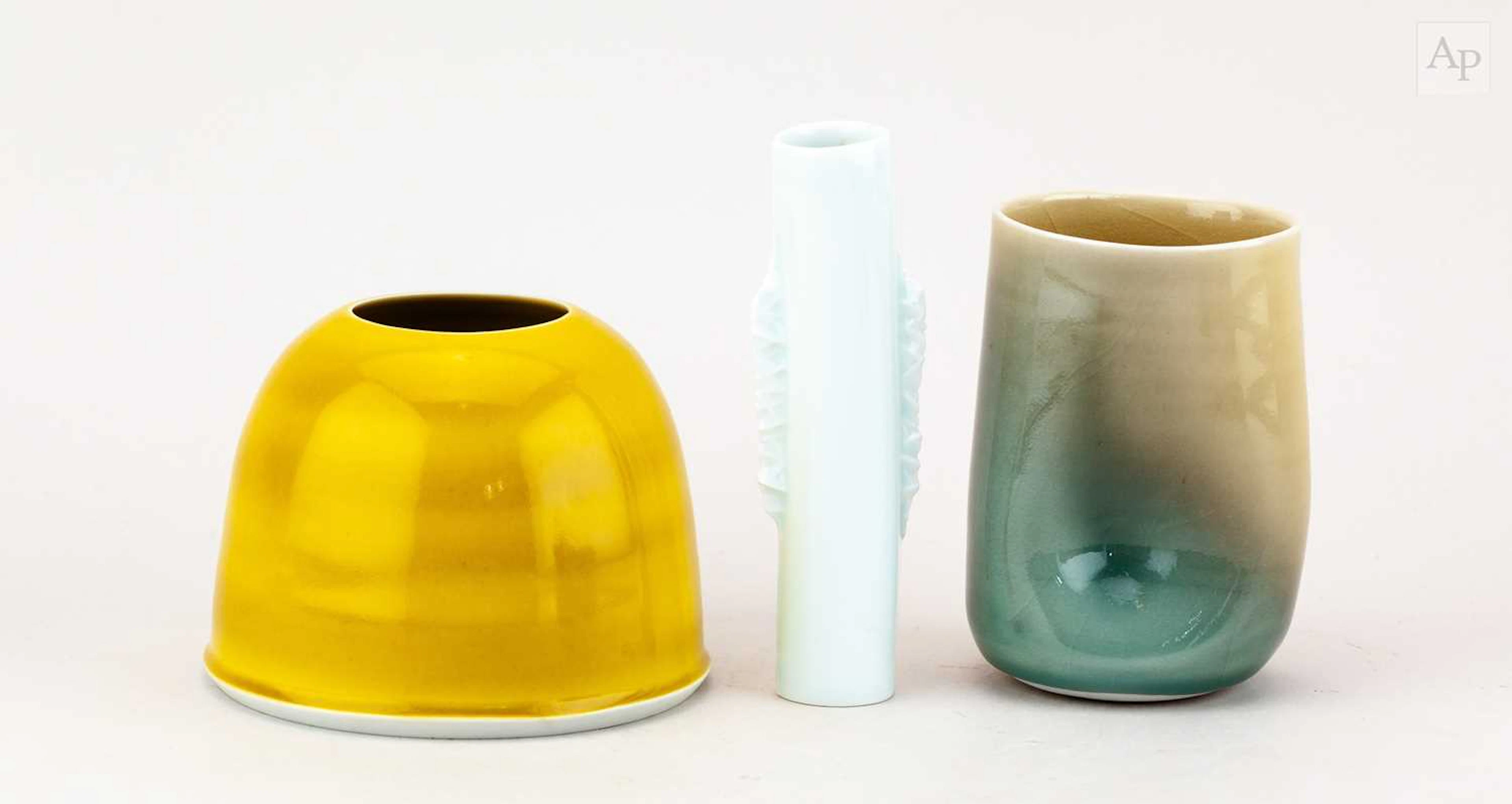 TANYA GOMEZ (born 1974); a small porcelain vessel covered...