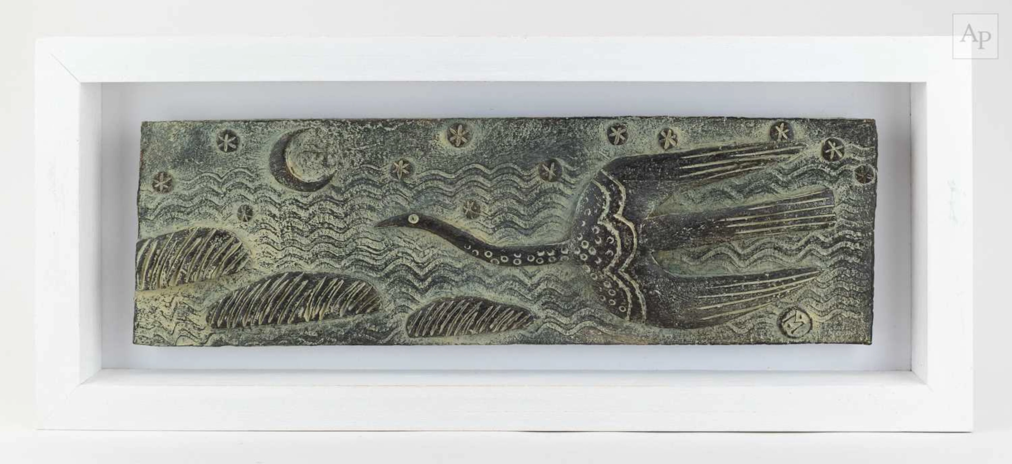 JOHN MALTBY (1936-2020); 'Seabird and Rushes'