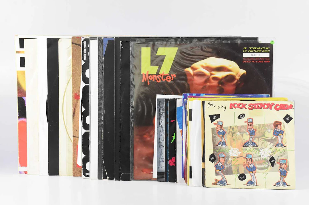 A collection of nineteen 12" singles