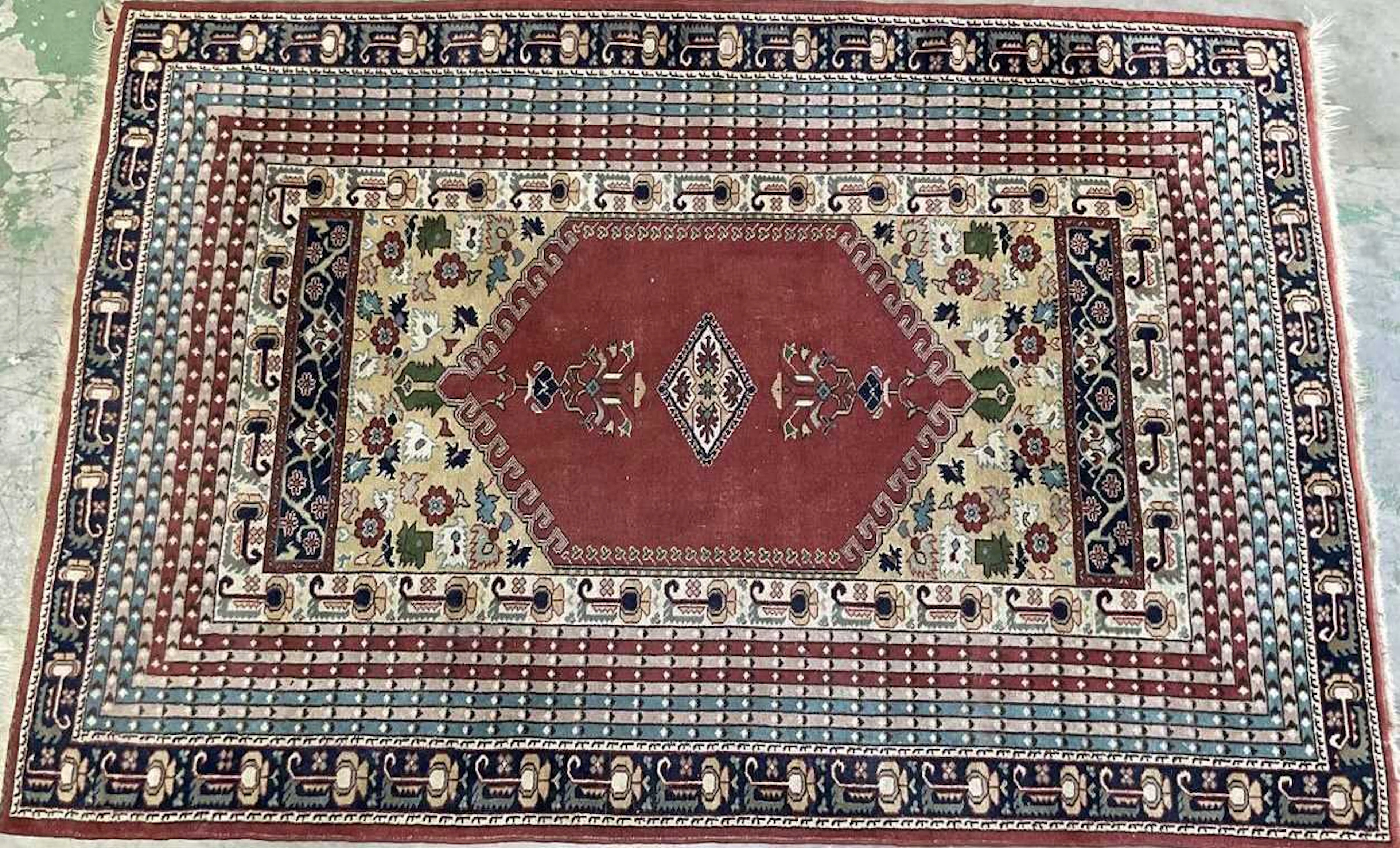 A European machine woven rug