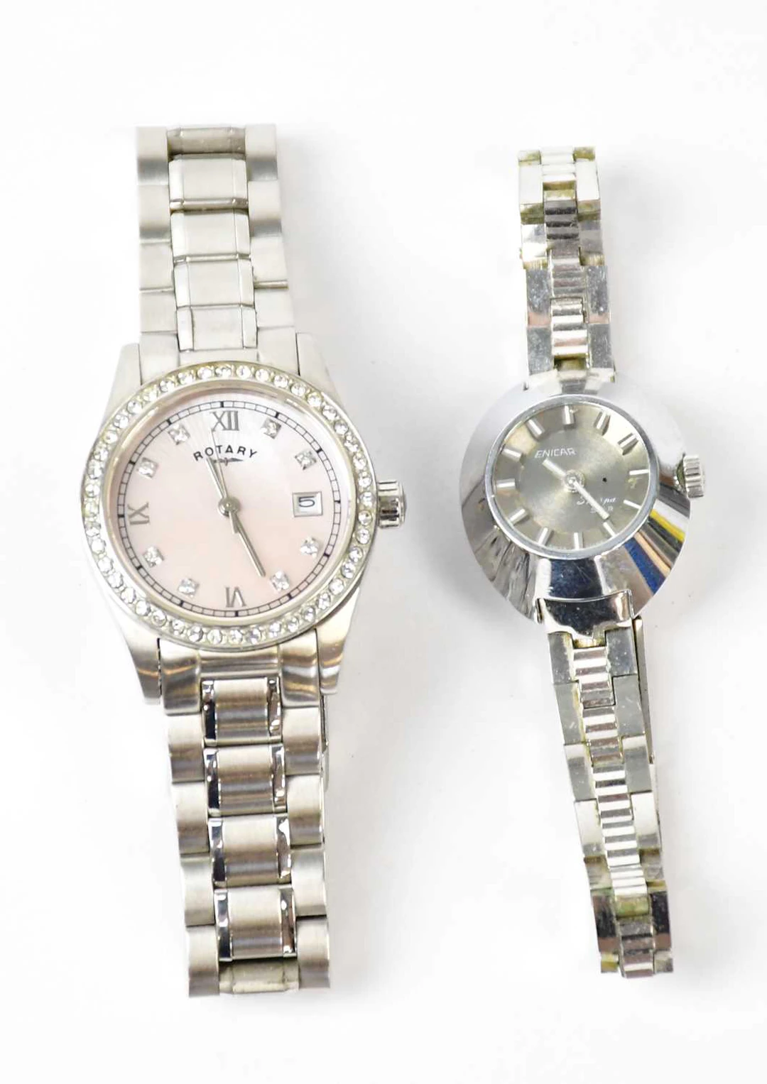 ROTARY; a boxed ladies' stainless steel wristwatch