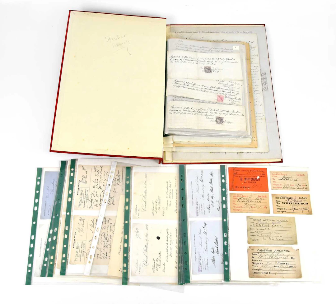 SHROPSHIRE INTEREST; a collection of late 19th century...