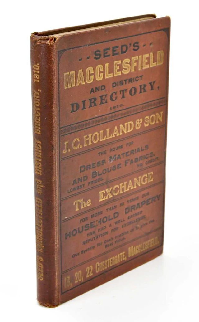 SEED’S MACCLESFIELD & DISTRICT DIRECTORY